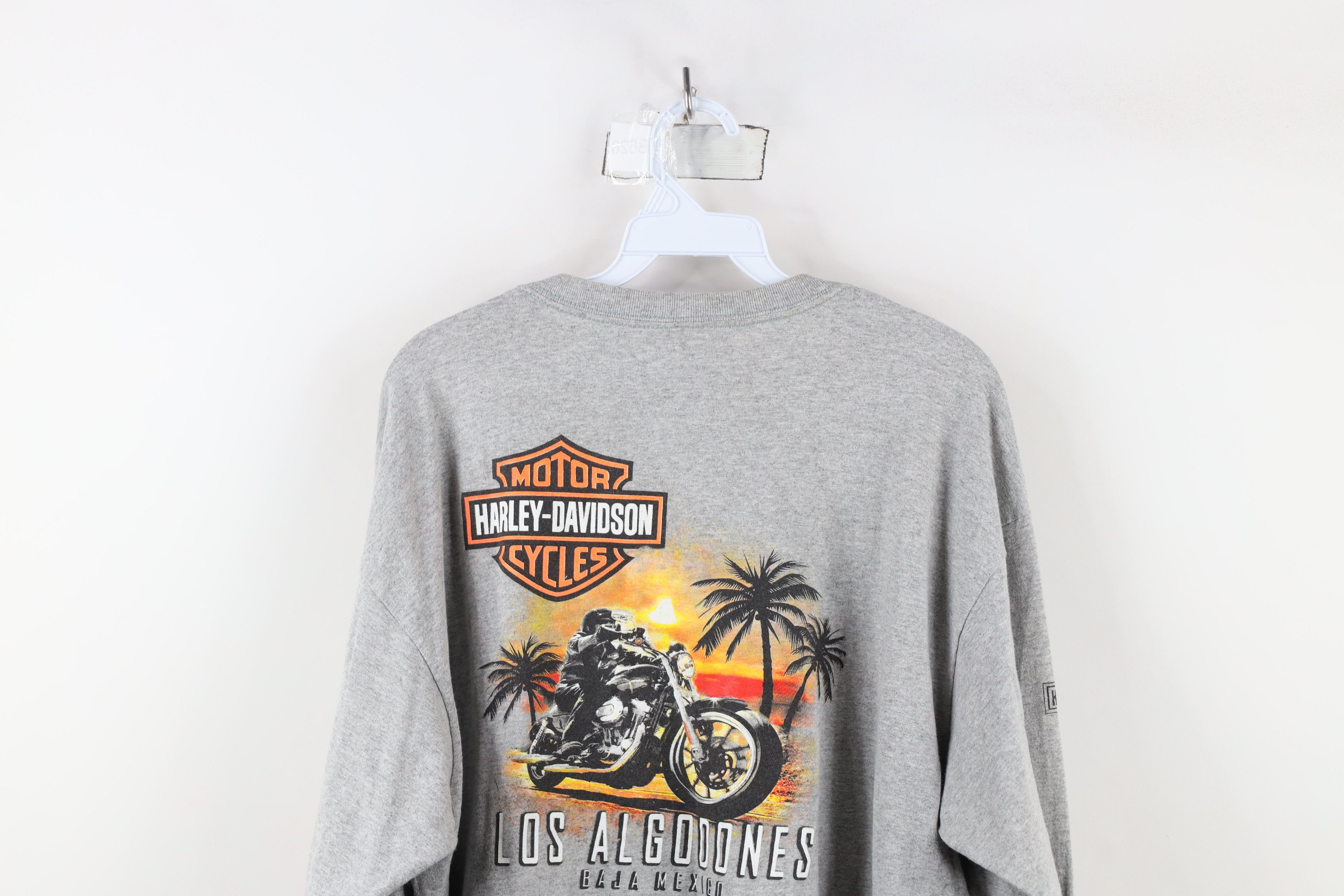 Harley Davidson × Vintage Vintage Y2K Harley Davidson Mexico Long Sleeve T-Shirt Gray Size US XL / EU 56 / 4 - 13 Thumbnail