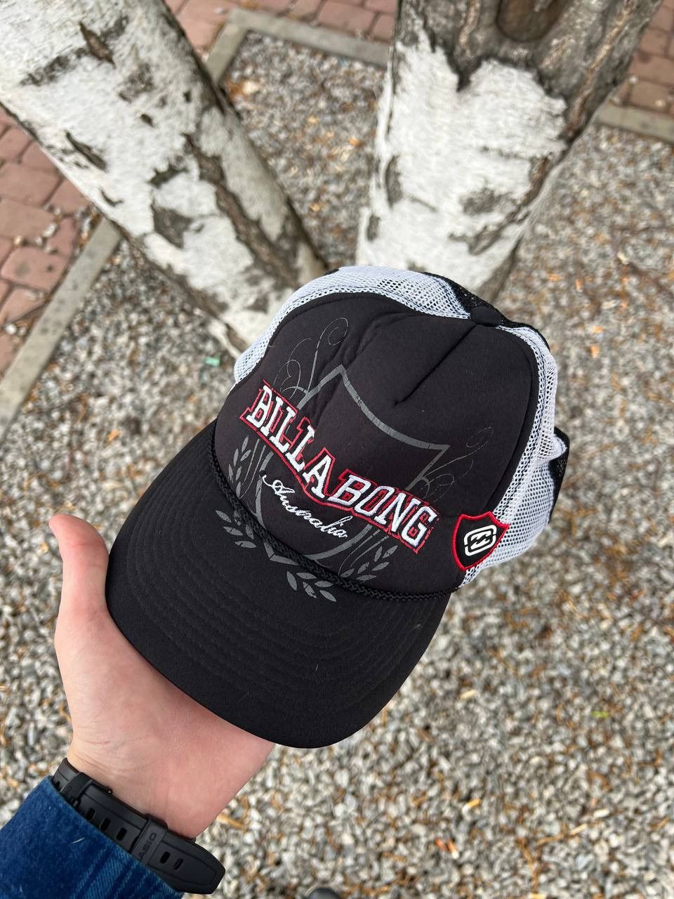 Billabong × Vintage VERY RARE BILLABONG TRUCKER CAP SURF DESIGNER RETRO Y2K 90s Size ONE SIZE - 1 Thumbnail