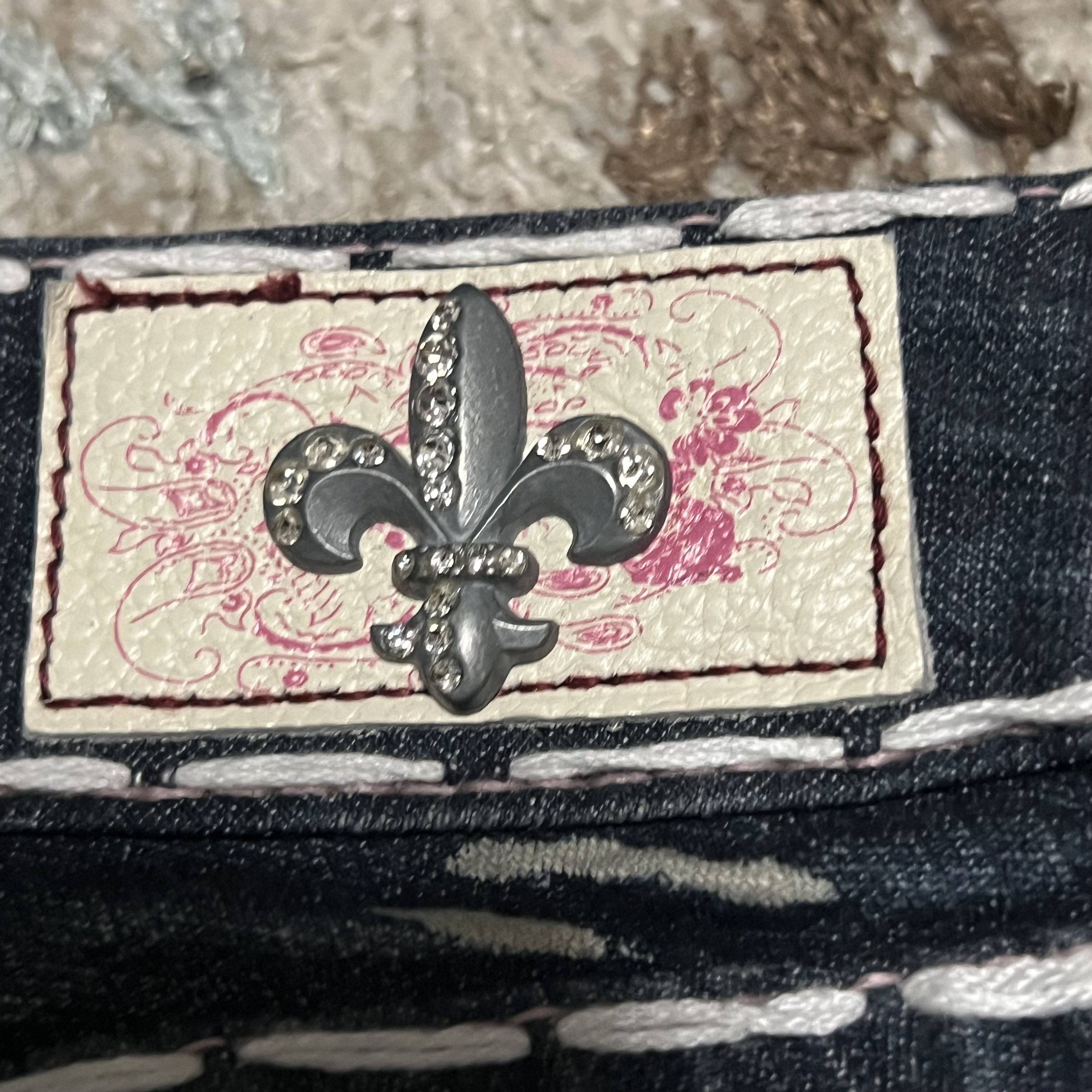 Ed Hardy × Miss Me × True Religion Vintage NWT Laguna Beach Straight Jeans Size 28x28 Y2K Size 28" / US 6 / IT 42 - 6 Thumbnail