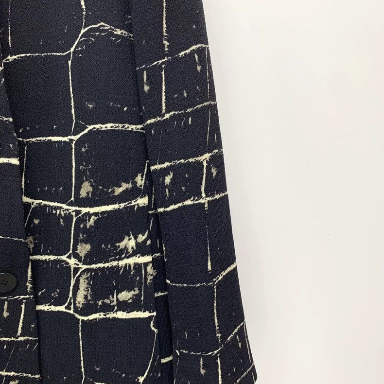Max Mara Max Mara Black rock wool single-breasted long-sleeved coat Size S / US 4 / IT 40 - 4 Thumbnail