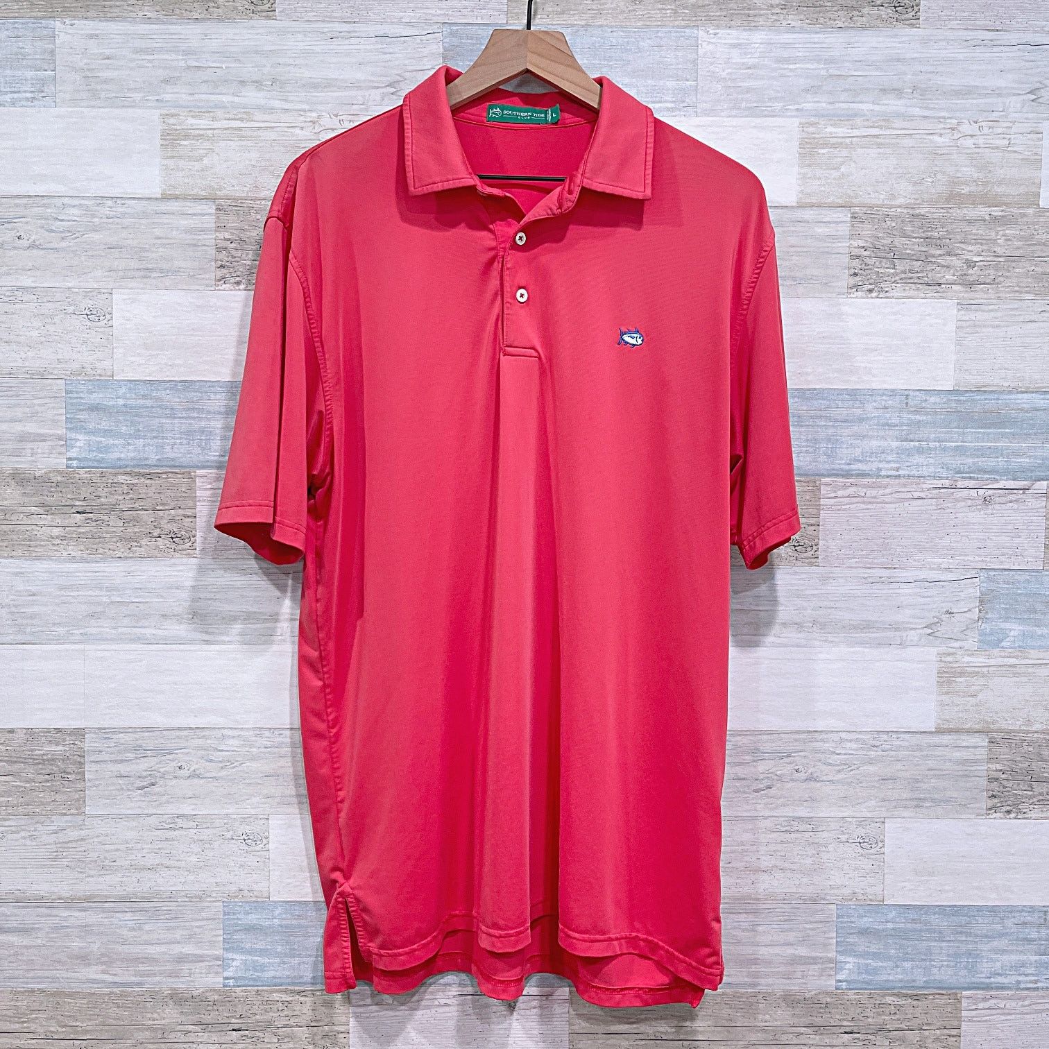 RLX Ralph Lauren Southern Tide Bald Head Island Club Golf Polo Shirt Pink L Size US L / EU 52-54 / 3 - 1 Thumbnail