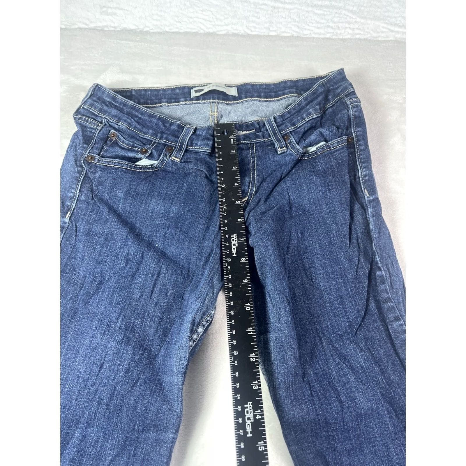 Levi's Levi's 518 Jeans Women's 29x30 Blue Medium Wash Bootcut Slim Regular Size 29" - 7 Thumbnail