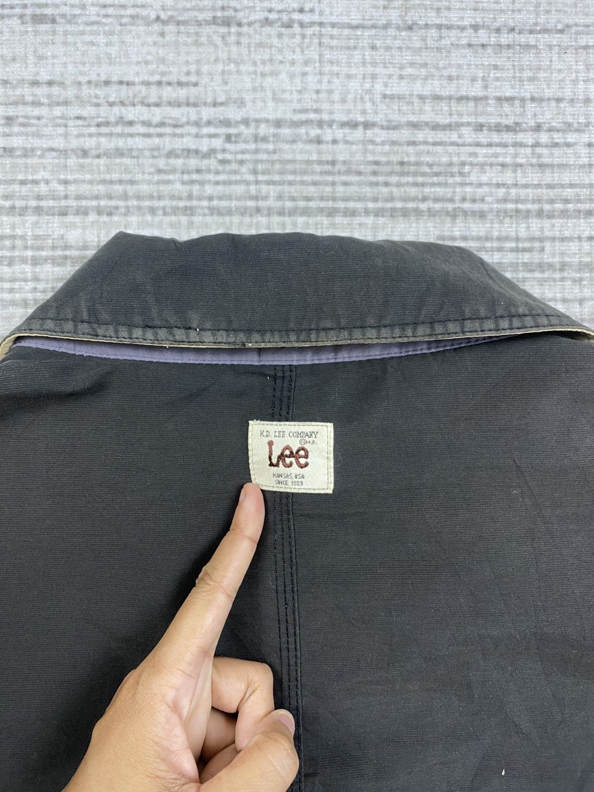 Japanese Brand × Lee × Vintage Vintage 90s LEE DENIM USA Reversible Jacket Size US XL / EU 56 / 4 - 12 Thumbnail
