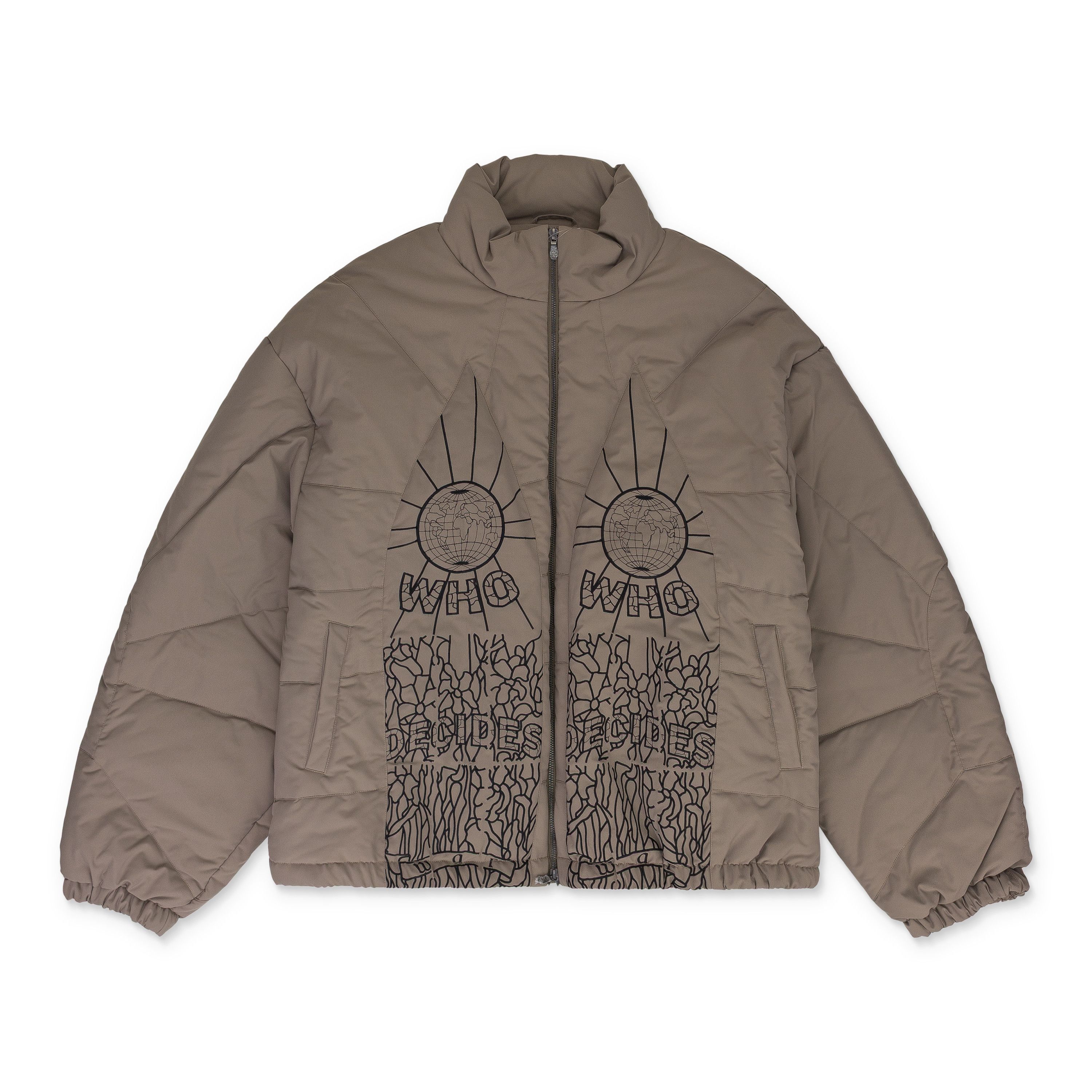 Who Decides War Who Decides War GRAY EMBROIDERED BOMBER SIZE L Size US L / EU 52-54 / 3 - 1 Thumbnail