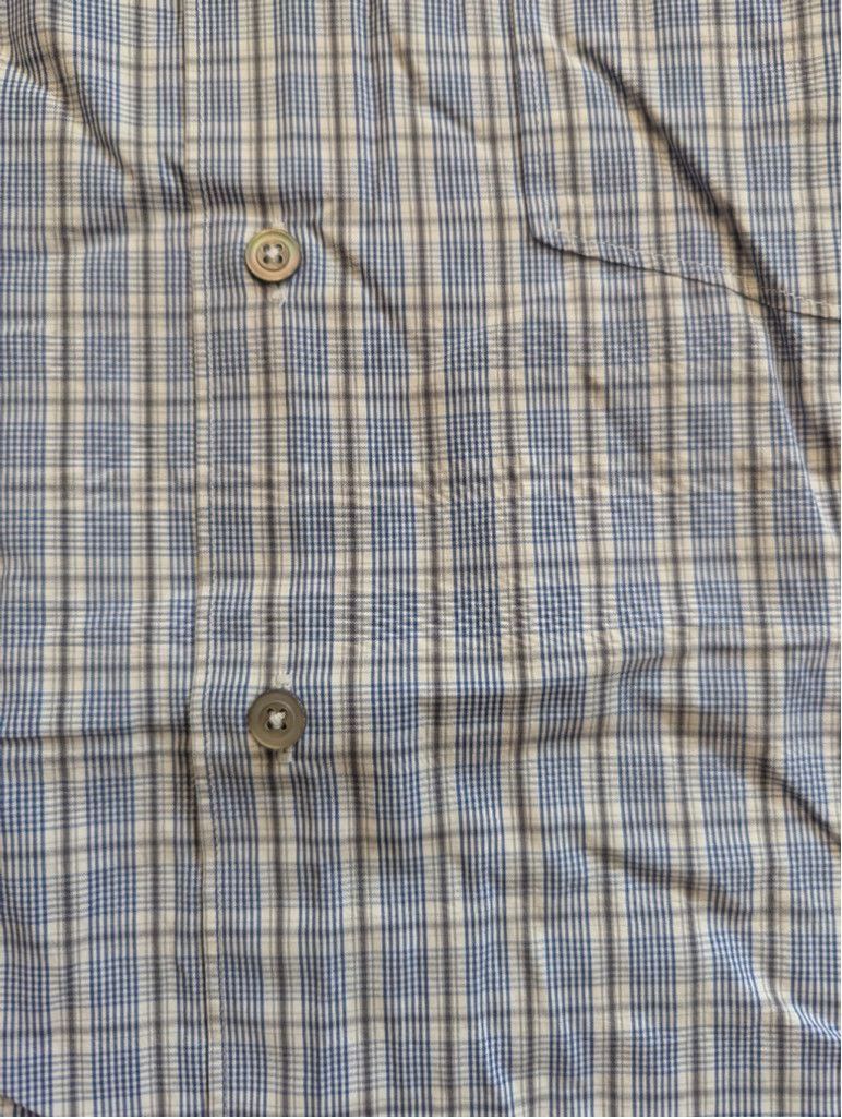 Ermenegildo Zegna Ermenegildo Zegna Button Down Shirt Size Medium Blue Plaid Size US M / EU 48-50 / 2 - 4 Thumbnail