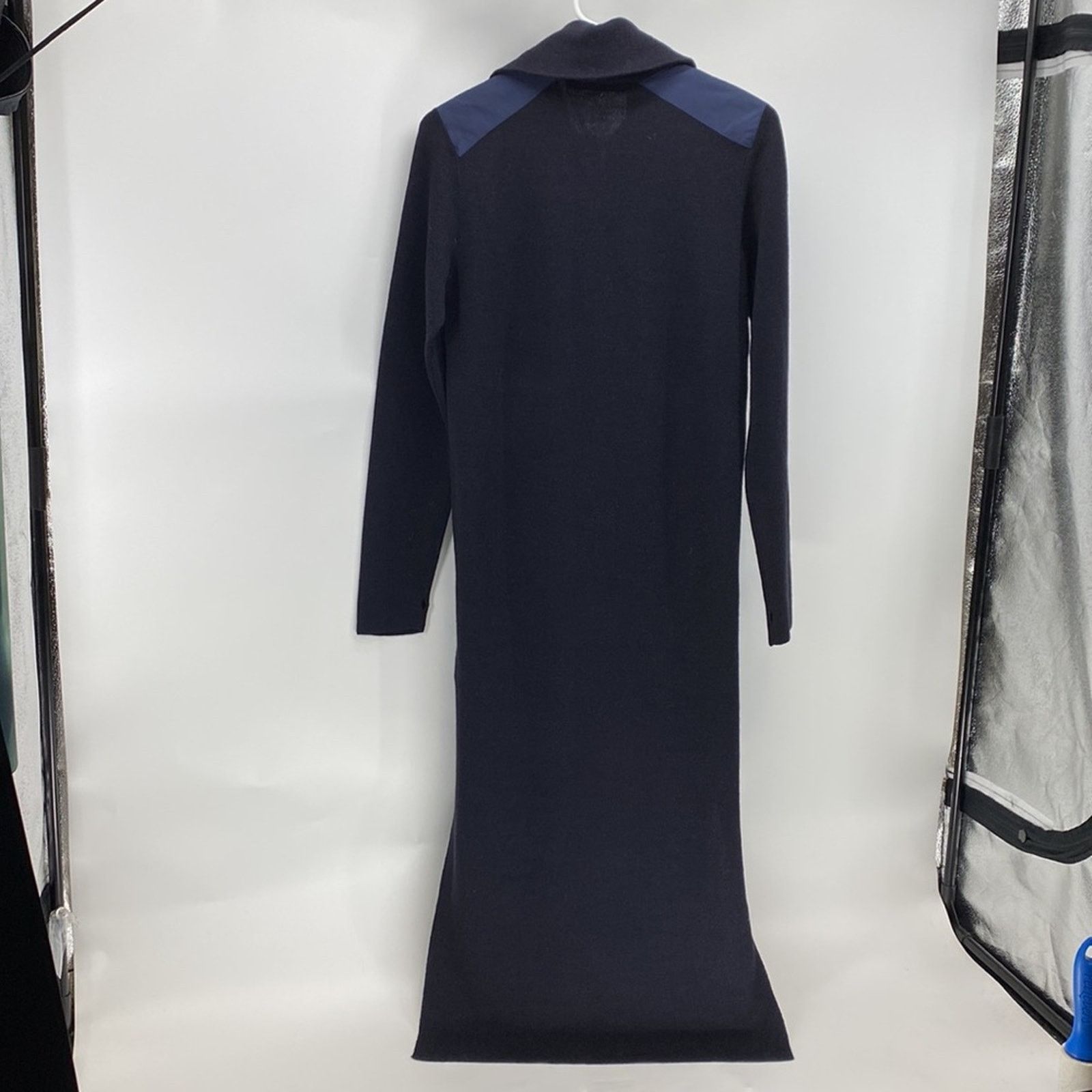 Gestuz GESTUZ HERLAGZ DRESS sky captain wool blue side slits sz S Size S / US 4 / IT 40 - 8 Thumbnail