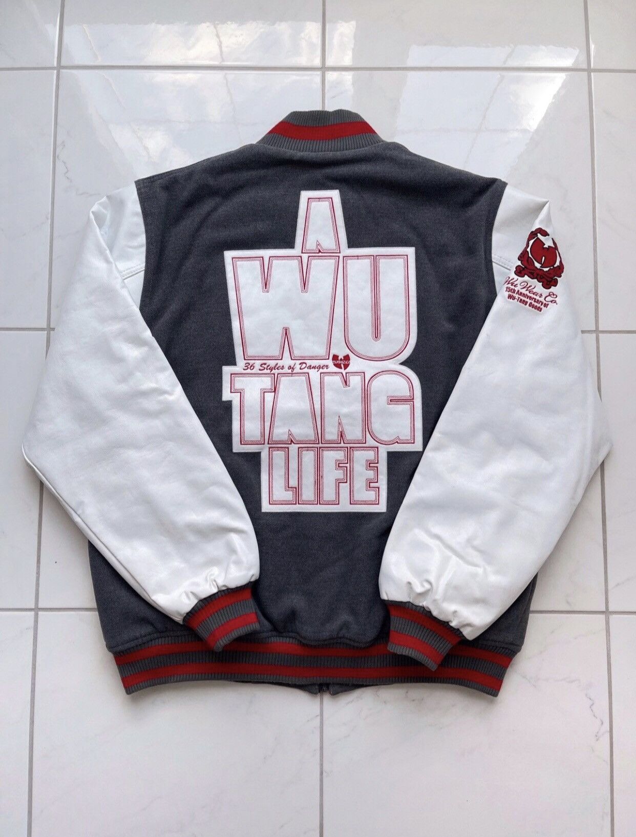 image of Vintage Wu Tang Big-Logo Jacket Wu Wear Bomber, Men's (Size 2XL)