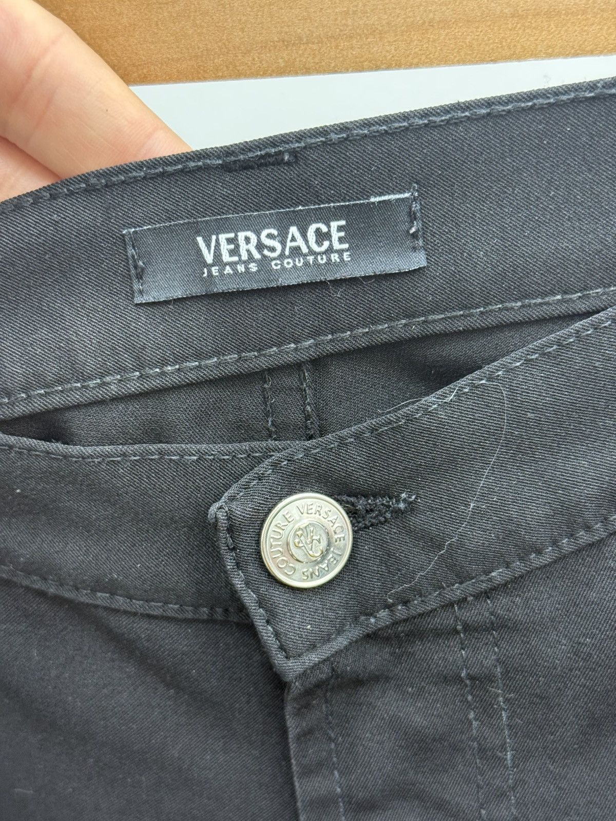 Versace Jeans Couture Vintage Versace Jeans Couture Black Classic Pants Size US 38 / EU 54 - 5 Thumbnail