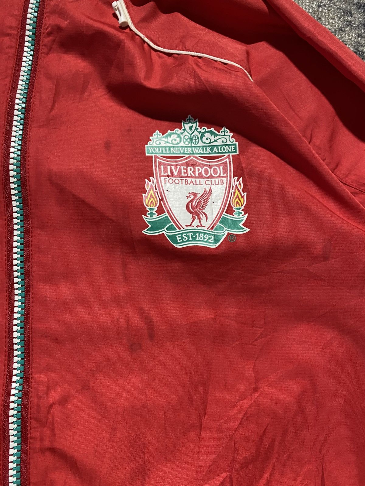 Adidas Windbreaker jacket liverpool 2010 Size US L / EU 52-54 / 3 - 3 Thumbnail