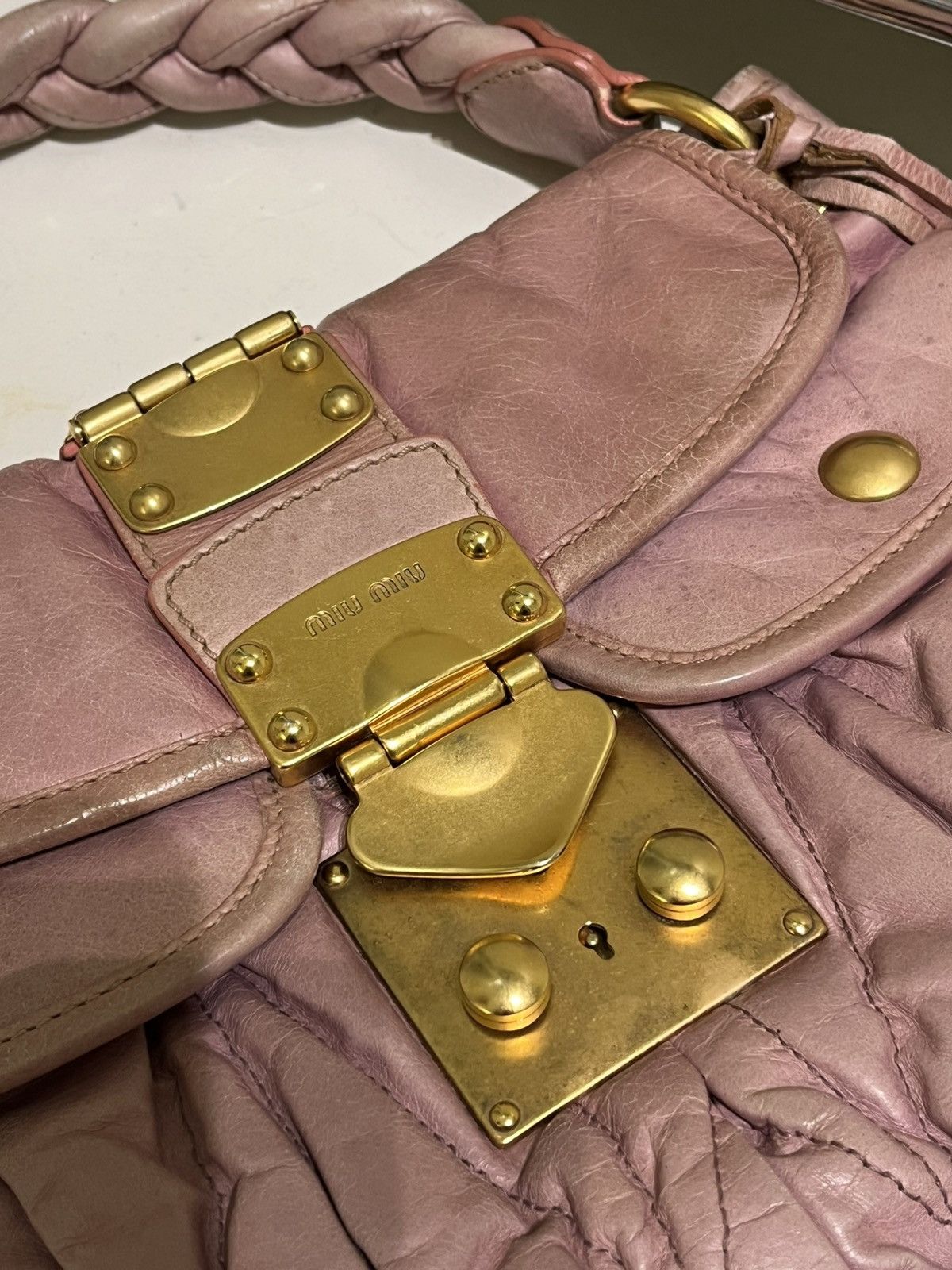 Miu Miu MIU MIU METALASSE BAG Size ONE SIZE - 9 Thumbnail