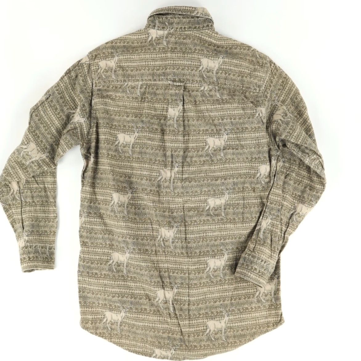 Vintage VTG Woolrich Deer Tribal Fleece Cotton Blend All Over Print Shirt Brown Men L Shirt Mens VTG Size US L / EU 52-54 / 3 - 4 Thumbnail