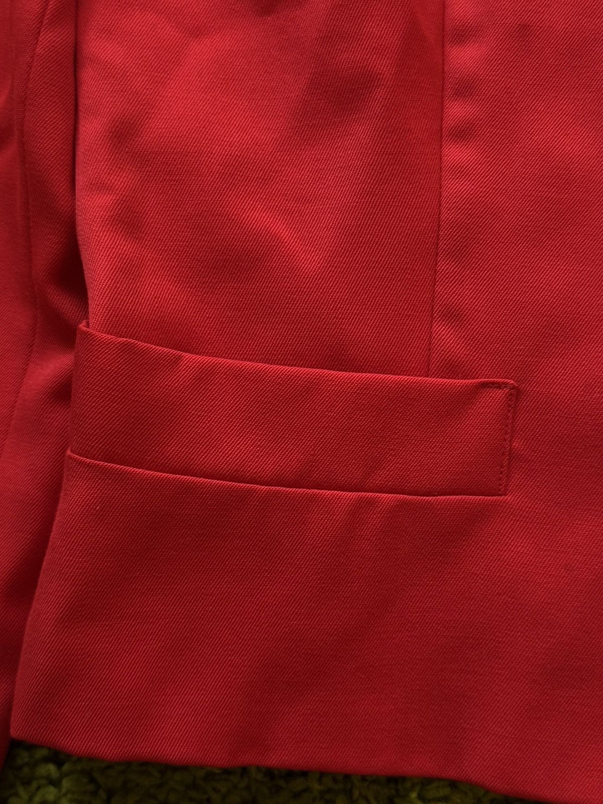 Christian Dior Monsieur × Vintage Dior 1980s archive vintage red 100% wool blazer jacket Size M / US 6-8 / IT 42-44 - 6 Thumbnail