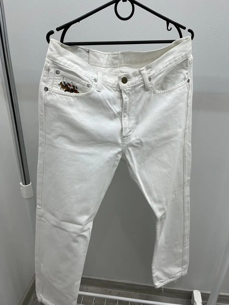 Polo Ralph Lauren Polo Ralph Lauren Denim Jeans With Fringe Size US 32 / EU 48 - 1 Thumbnail
