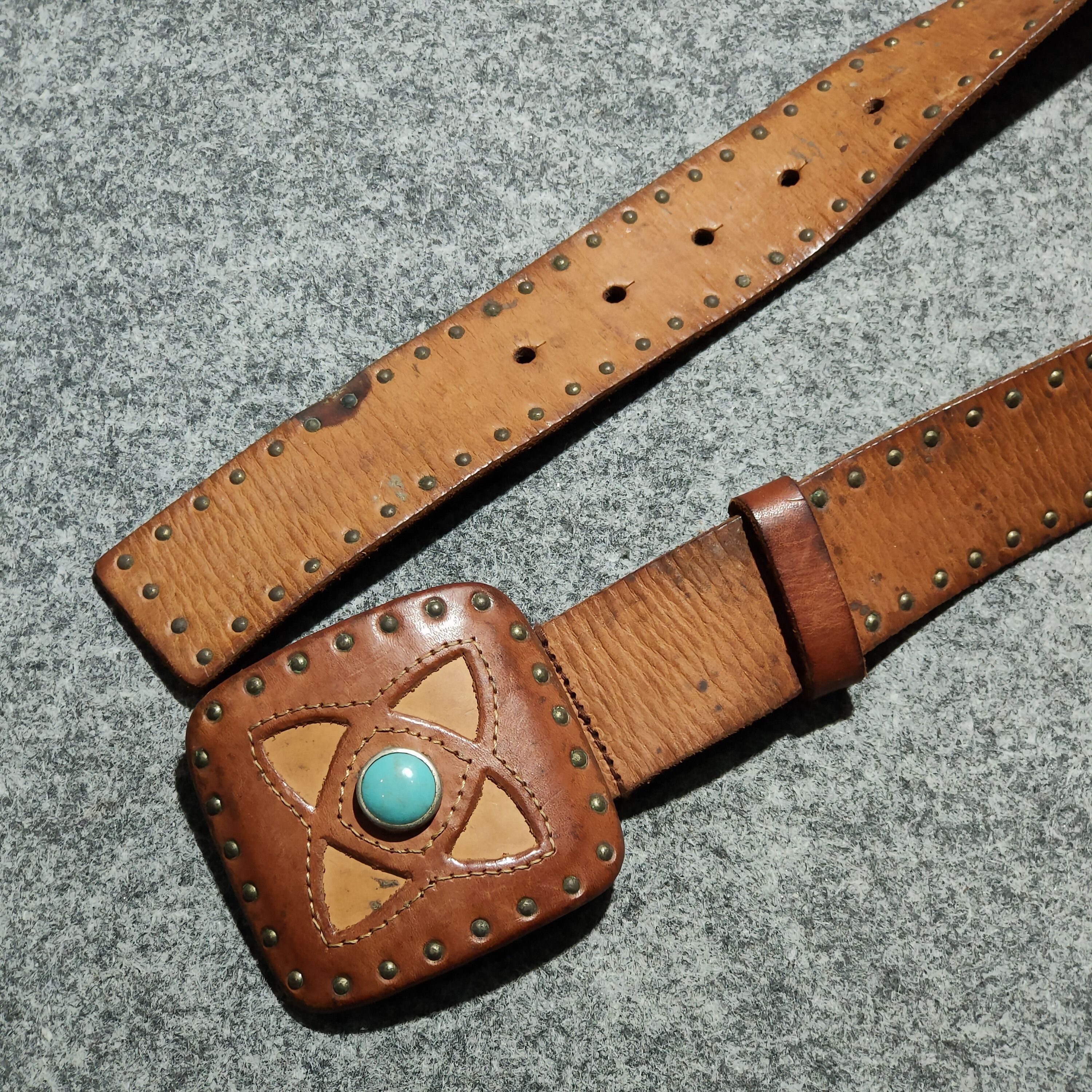 Guess 🔥Vintage GUESS Genuine Leather Belt Size ONE SIZE - 2 Thumbnail