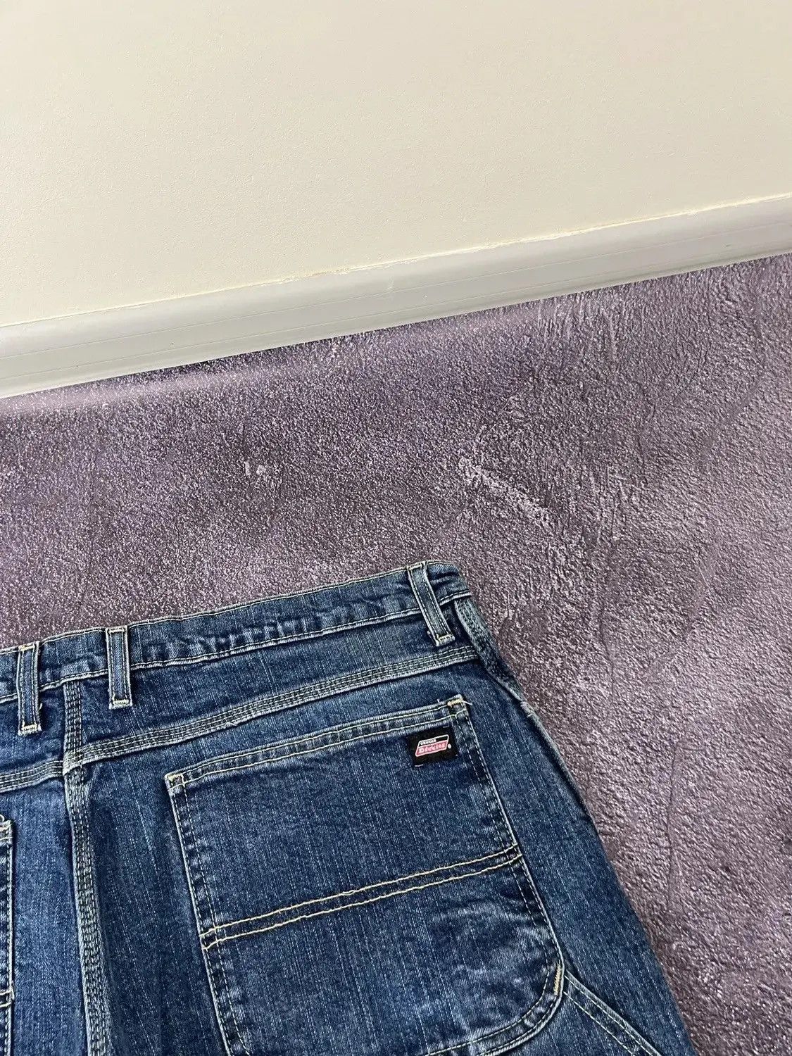 Dickies × Vintage Vintage Dickies Y2K Work Blue American Denim Baggy Jeans Size US 36 / EU 52 - 4 Thumbnail