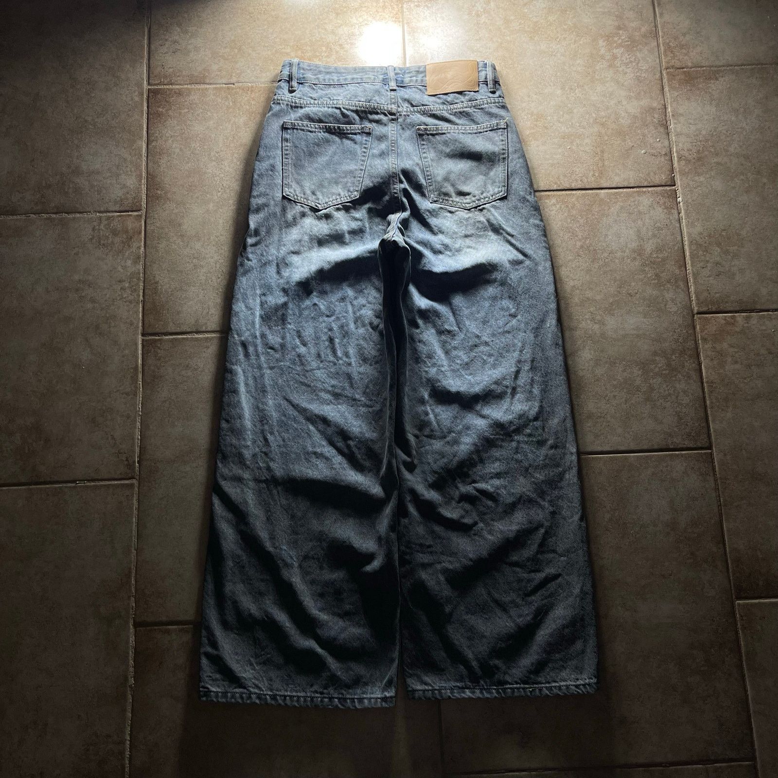 Other Vintage Faded Wide-leg Baggy Blue Denim Jeans size 30 Size US 30 / EU 46 - 6 Thumbnail