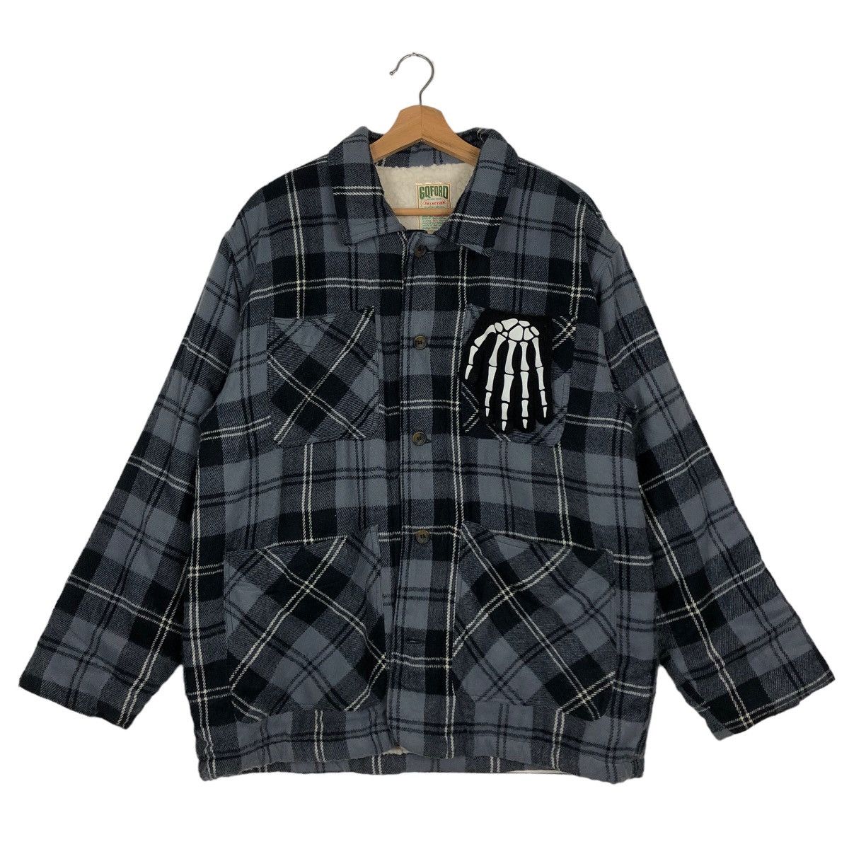 Flannel 🔥90s Flannel Jacket Tartan Design GqFord Japan Issey Miyake Size US L / EU 52-54 / 3 - 2 Thumbnail