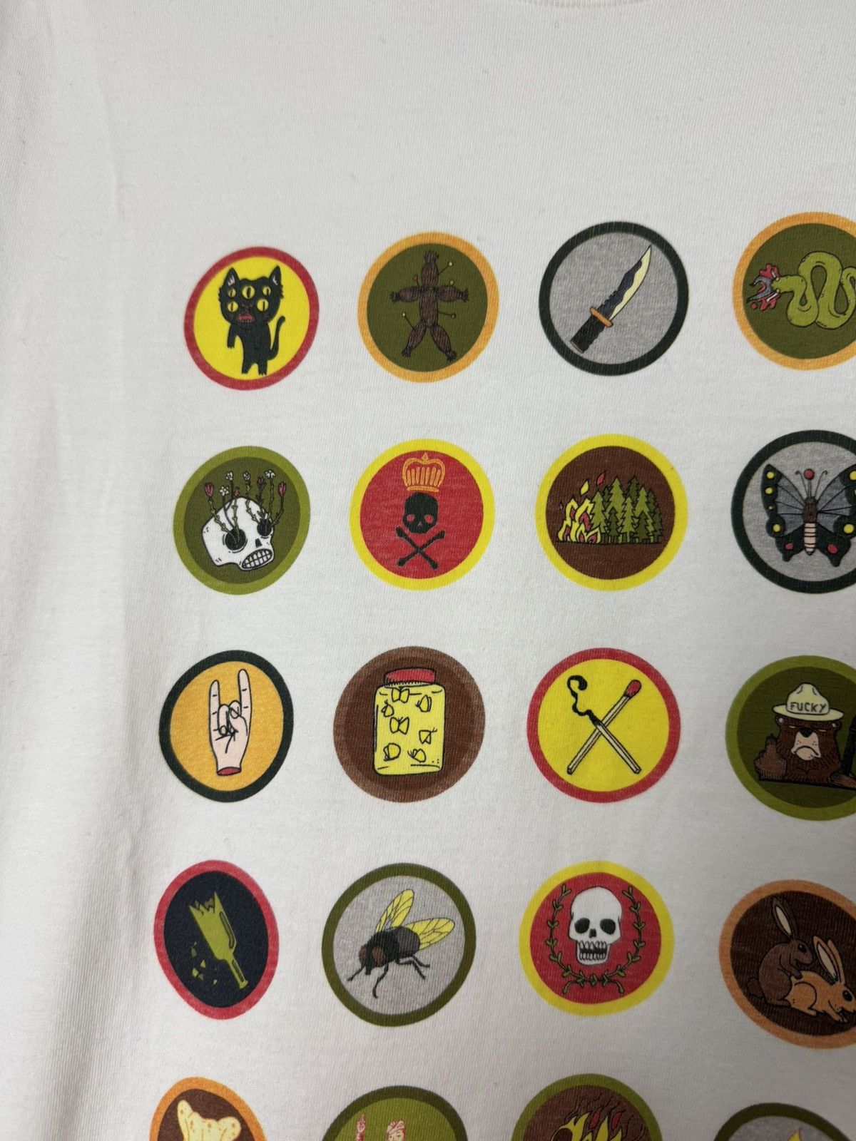 Dsquared2 00s Dsquared2 “Scout Badges” Archive Tee Avant Garde Y2K Size US L / EU 52-54 / 3 - 4 Thumbnail