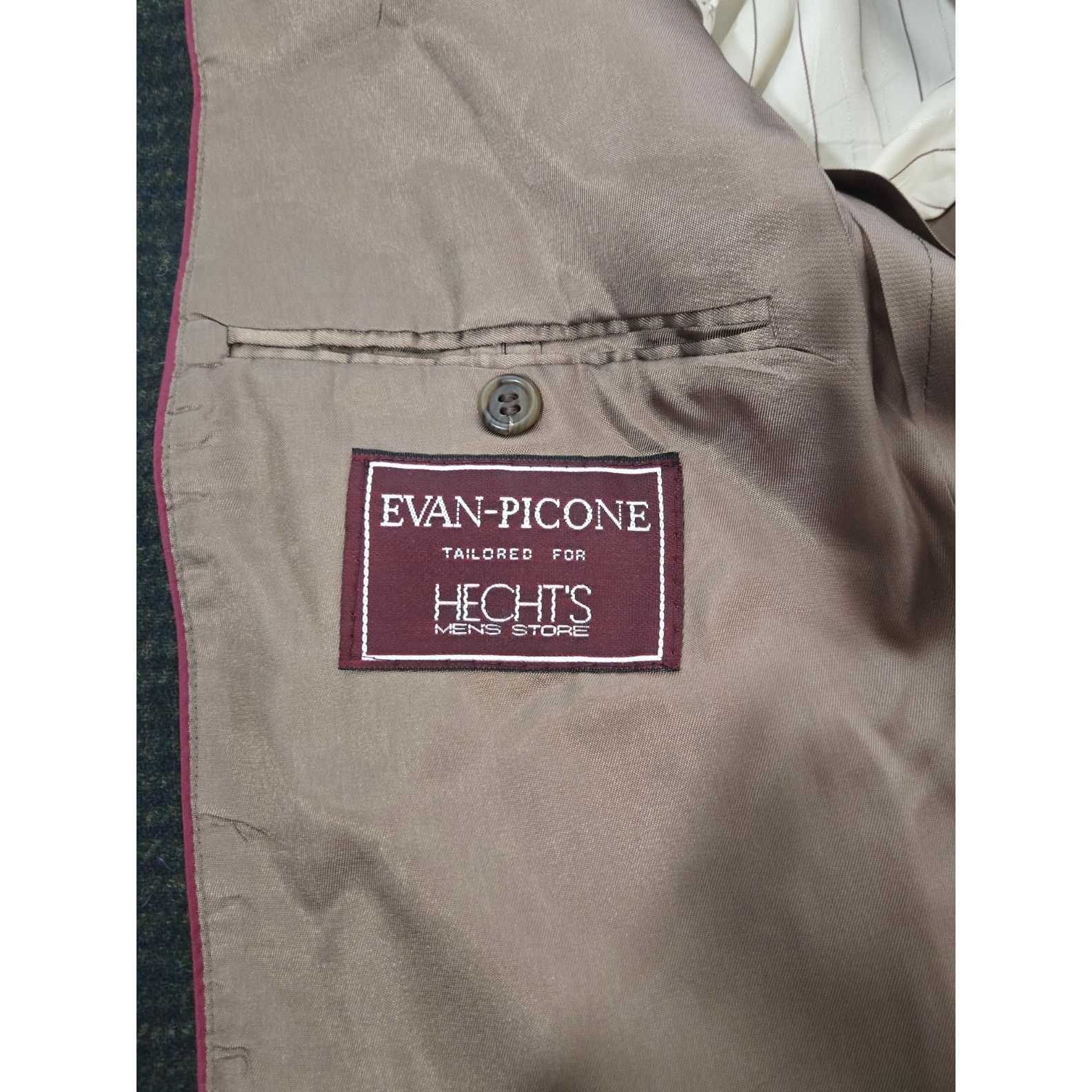 Other Evan-Picone Tlrd for Hechts Mens Store Herringbone Blazer 46 Size US XL / EU 56 / 4 - 4 Thumbnail