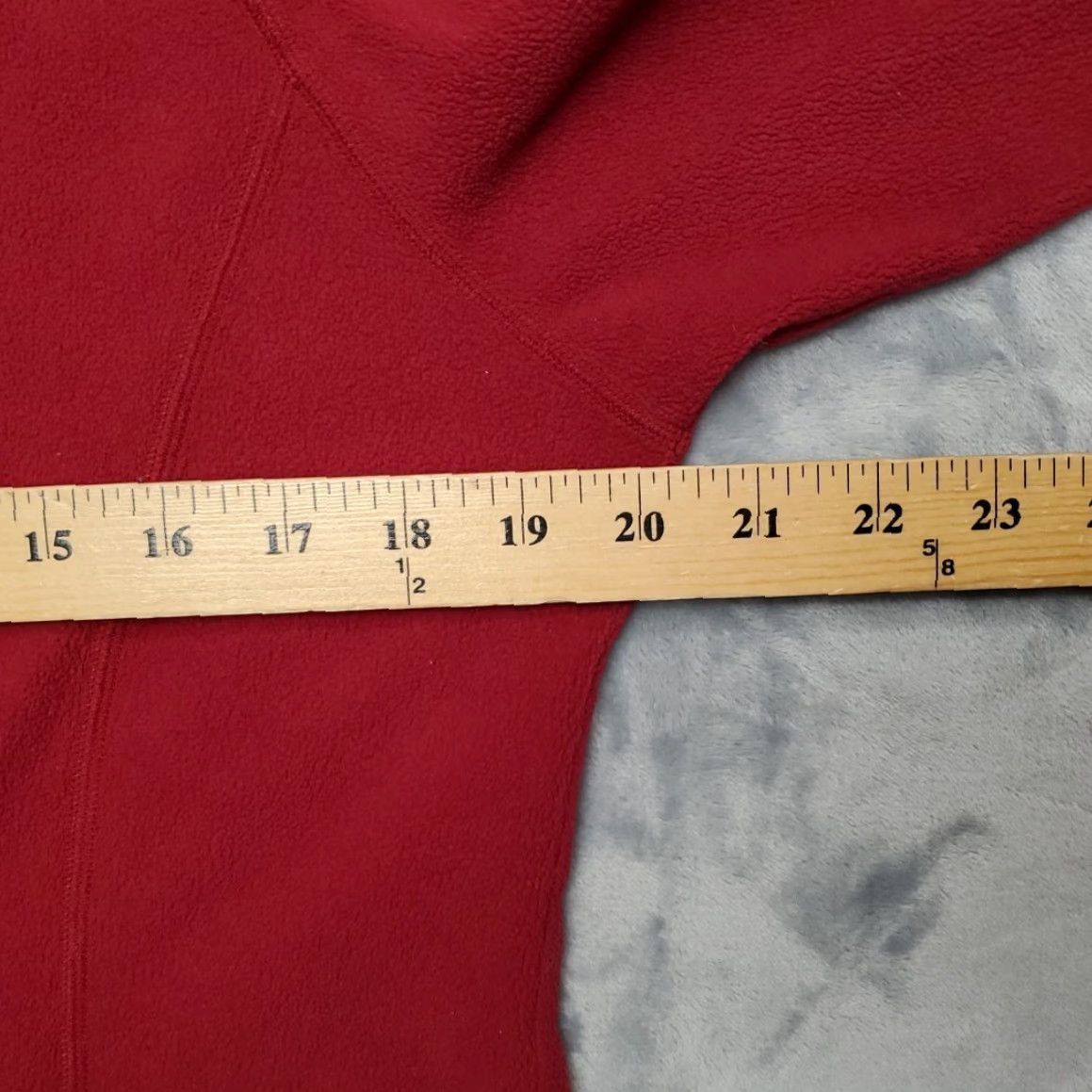 Vintage VINTAGE LL Bean Sweater Womens M Red 1/4 Zip Long Sleeve Fleece Outdoors Casual Pullover Size M / US 6-8 / IT 42-44 - 8 Thumbnail