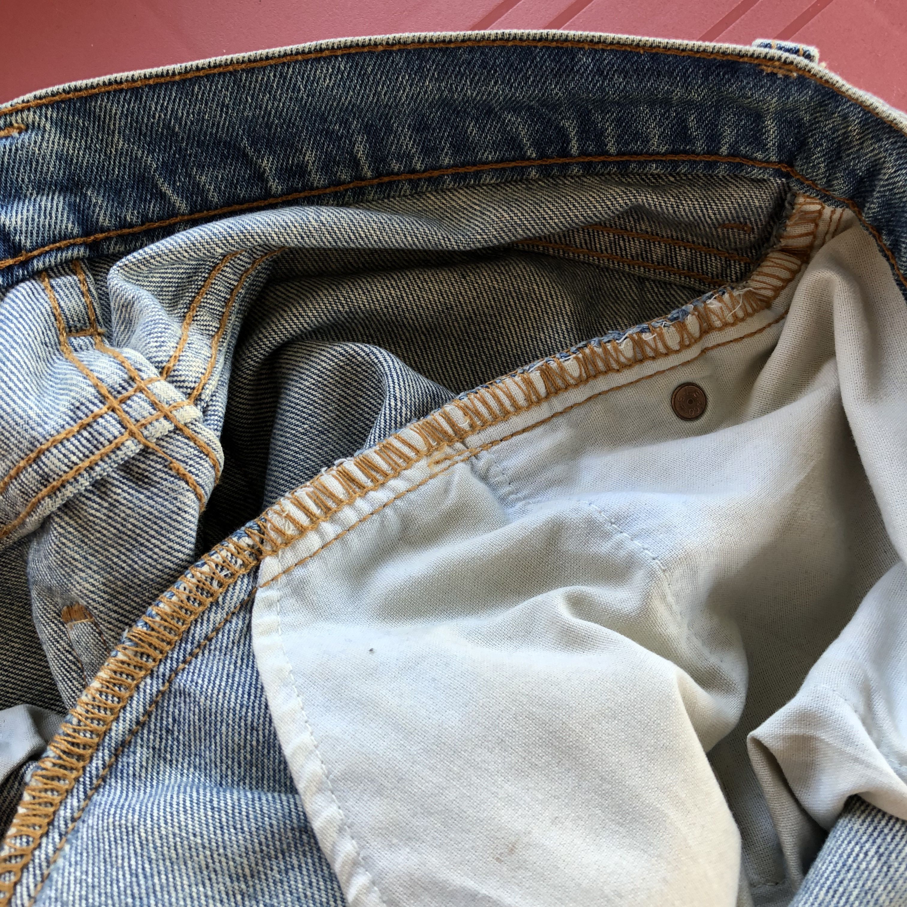 Levi's Vintage 90's Levis Stone Wash Jeans Levi's Faded Mud Denim Size US 30 / EU 46 - 7 Thumbnail