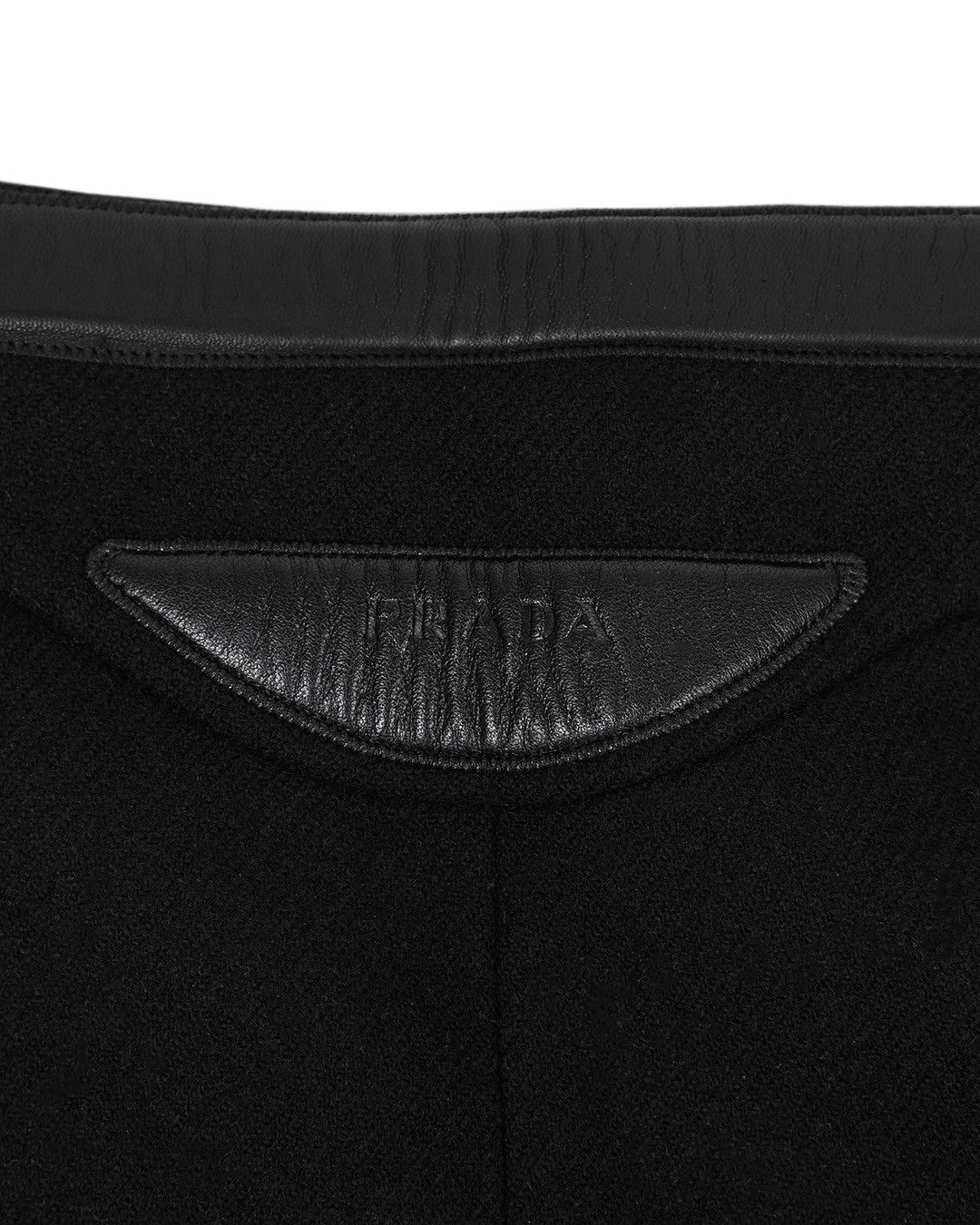 Prada Prada F/W1999 Black Midi Wool Skirt Size 27" / US 4 / IT 40 - 4 Thumbnail
