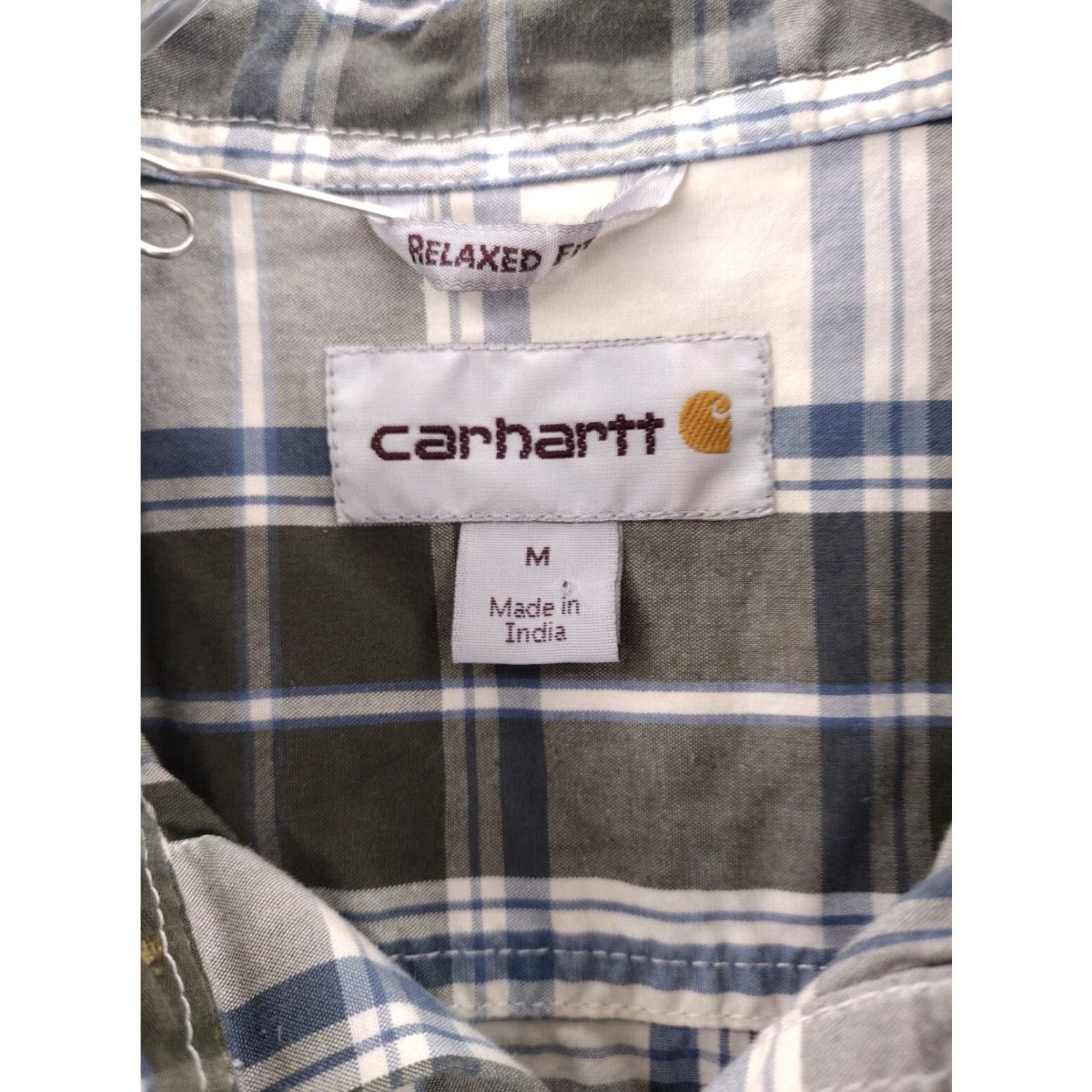 Carhartt Carhartt Button-Up Shirt Mens M Plaid Multicolor Cotton Blend Relaxed Pockets Button-Down Collar-Down Pop Brand: Carhartt Size US M / EU 48-50 / 2 - 5 Thumbnail