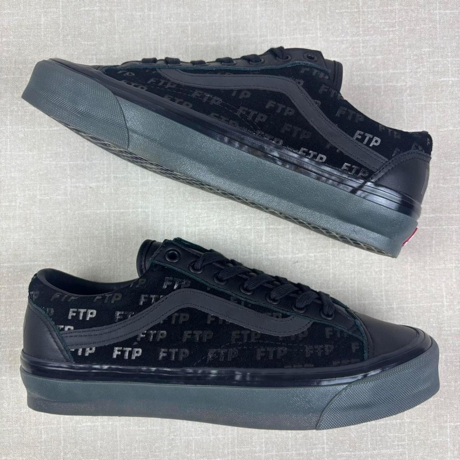 Vans 🖤 Vans x FTP Old Skool "Black" 9M Size US 9 / EU 42 - 2 Thumbnail