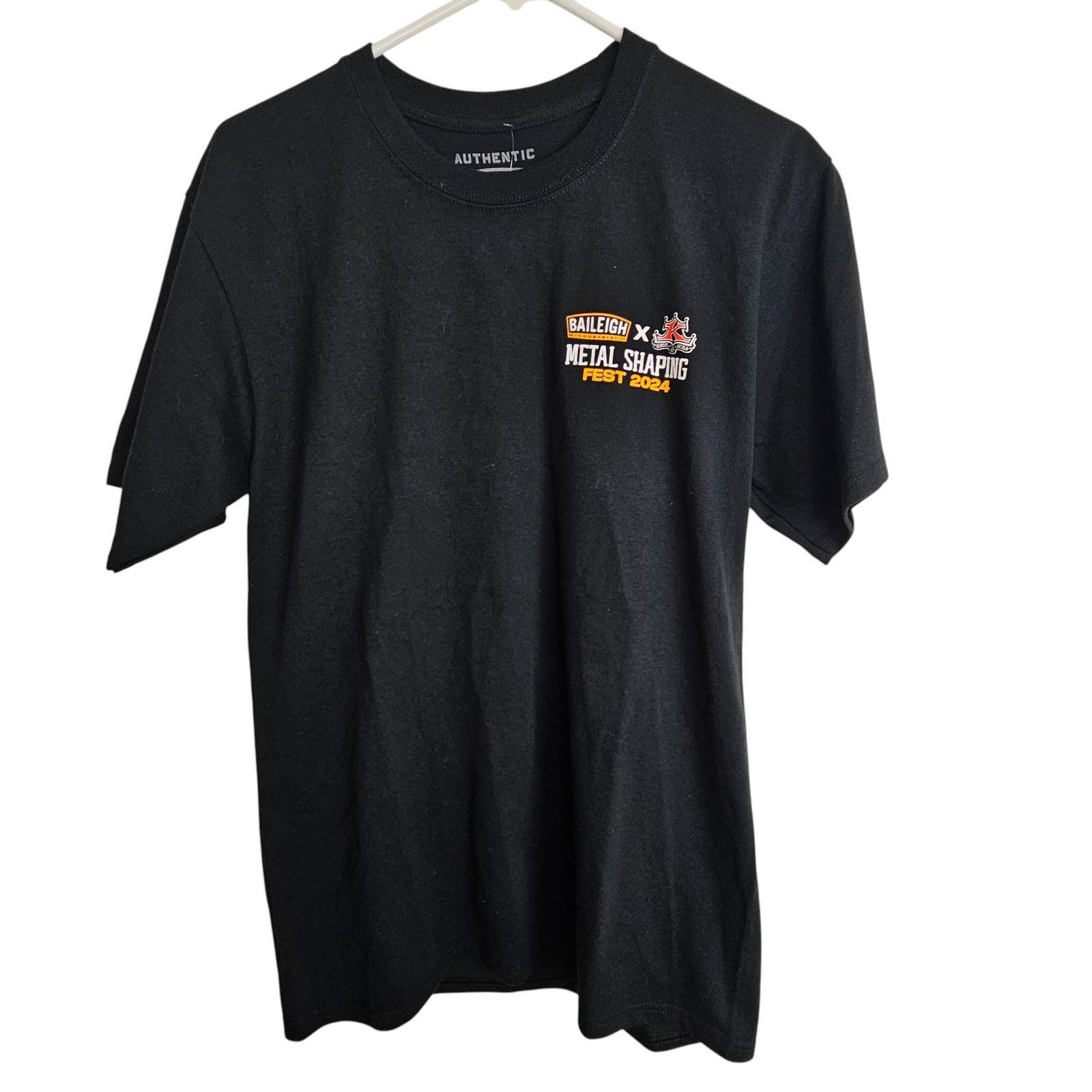 Raleigh Denim Baileigh Mens Graphic T-Shirt Metal Shaping Fest 2024 Sz M Size US M / EU 48-50 / 2 - 2 Thumbnail