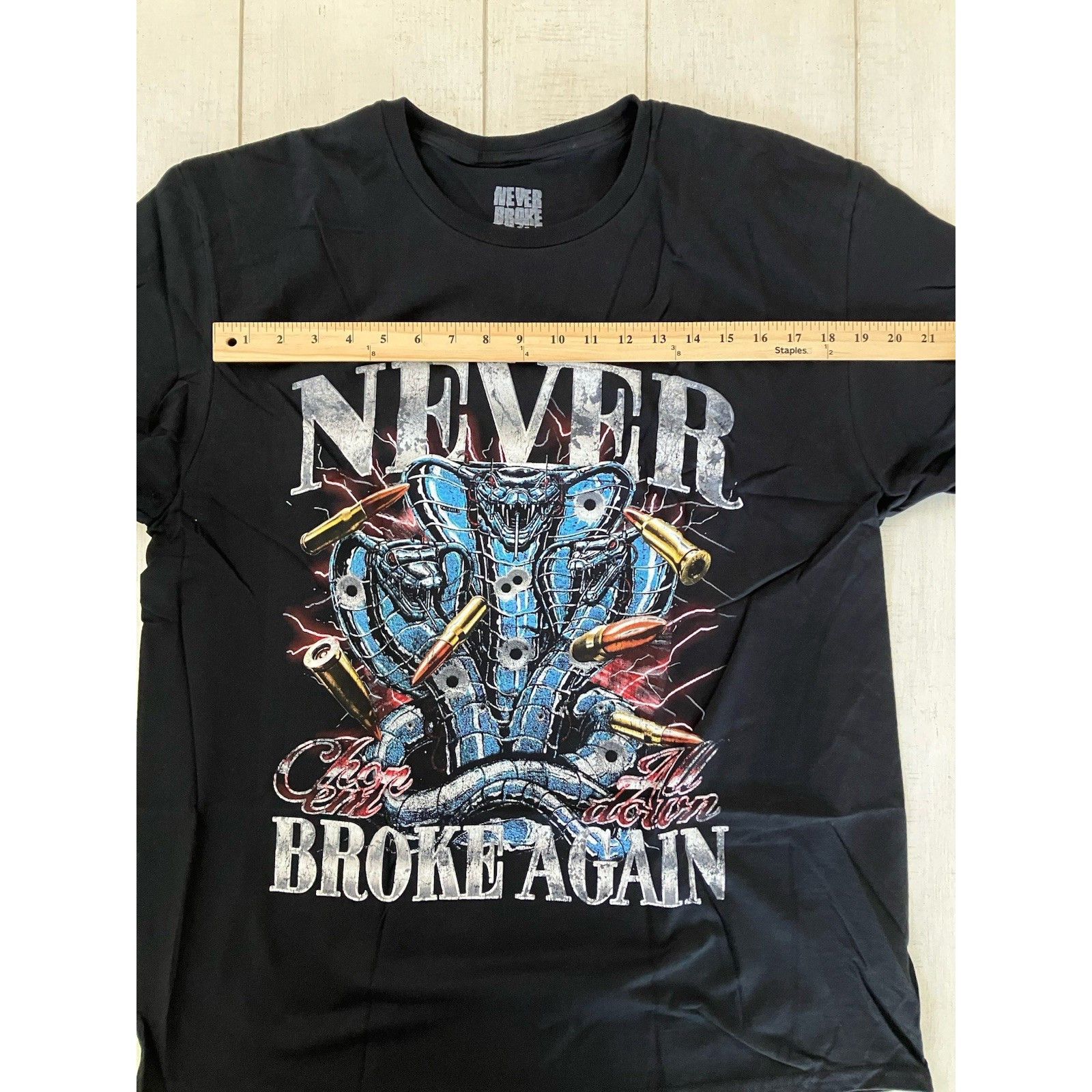 Other NBA Youngboy Never Broke Again Cobra Snake Bullet Graphic Te Size US XL / EU 56 / 4 - 6 Thumbnail