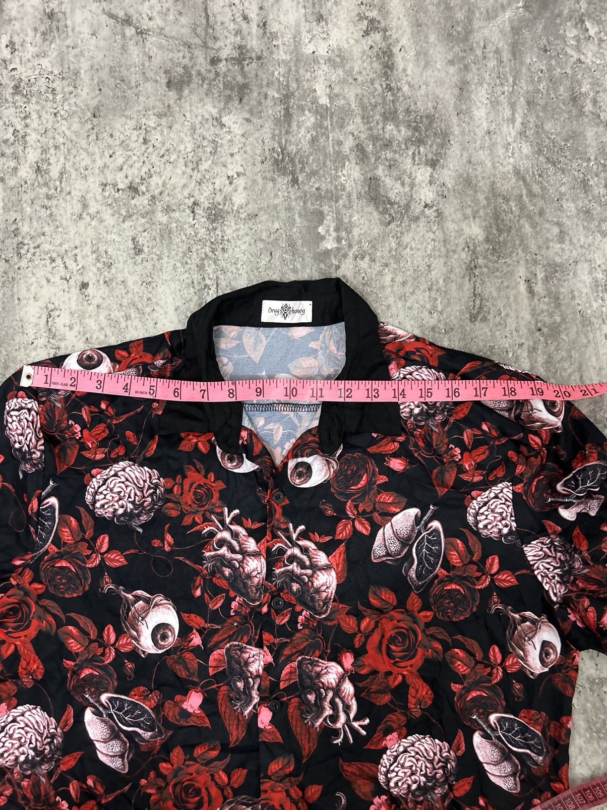 Hysteric Glamour Japanese Brand Drug honey Human Organ Full Print Shirt Size US L / EU 52-54 / 3 - 11 Thumbnail