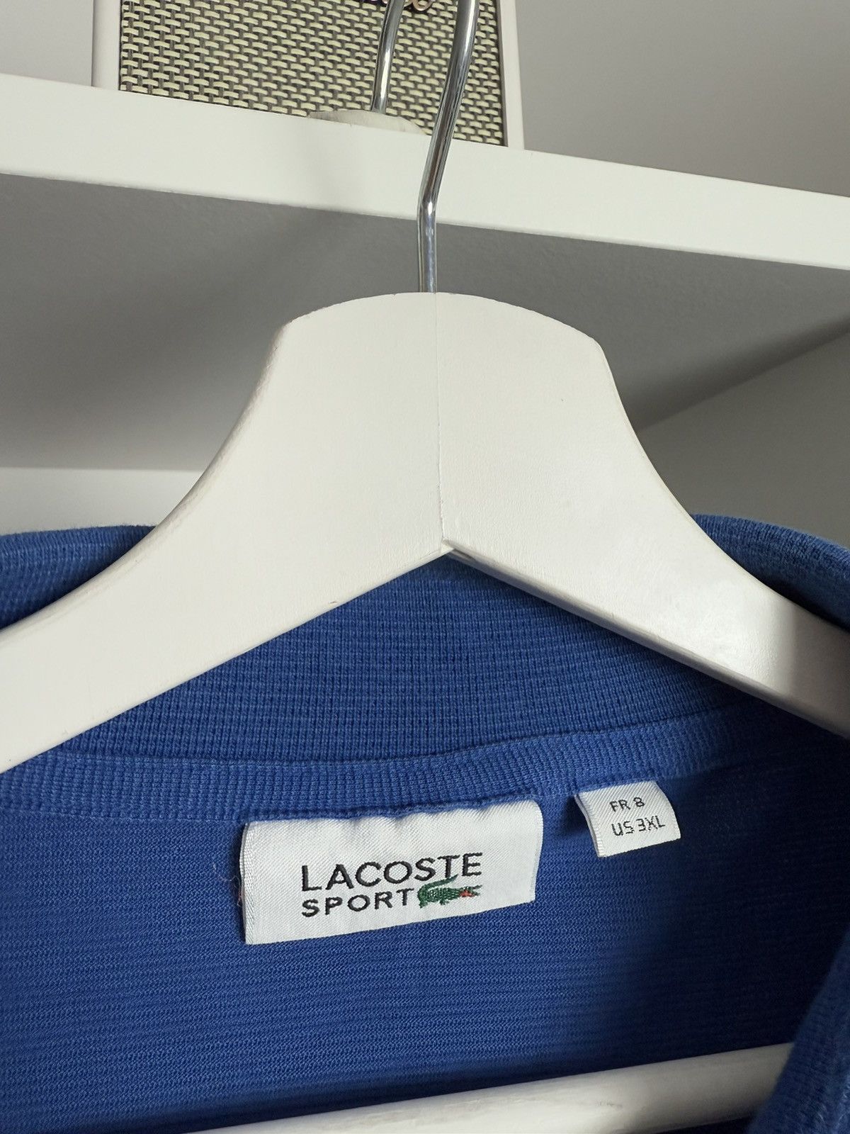 Designer × Lacoste Lacsote sport blue baggy longsleeve rugby polo XXXL 3XL rare Size US XXL / EU 58 / 5 - 5 Thumbnail