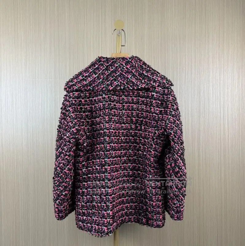 Chanel Chanel Color-Block Polyester Women's Cardigan . Size XL / US 12-14 / IT 48-50 - 2 Thumbnail