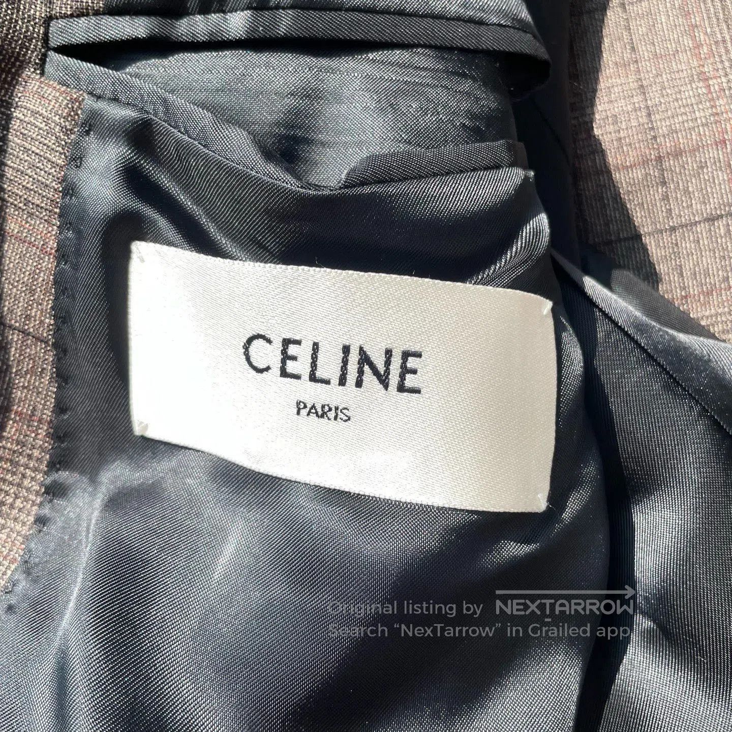 Celine Celine Brown Plaid Double. Size US M / EU 48-50 / 2 - 4 Thumbnail