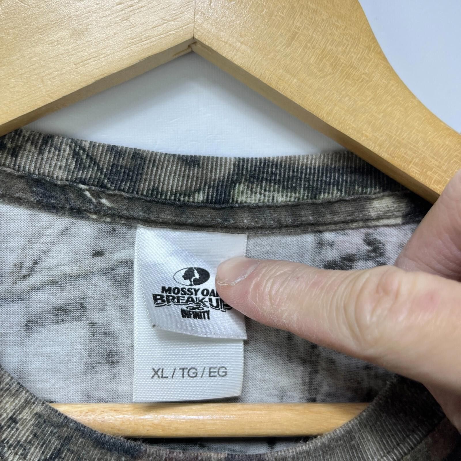 Mossy Oaks Vintage Y2K Camo Tree Long Sleeve Mossy Oak Shirt XL Real Size ONE SIZE - 4 Thumbnail