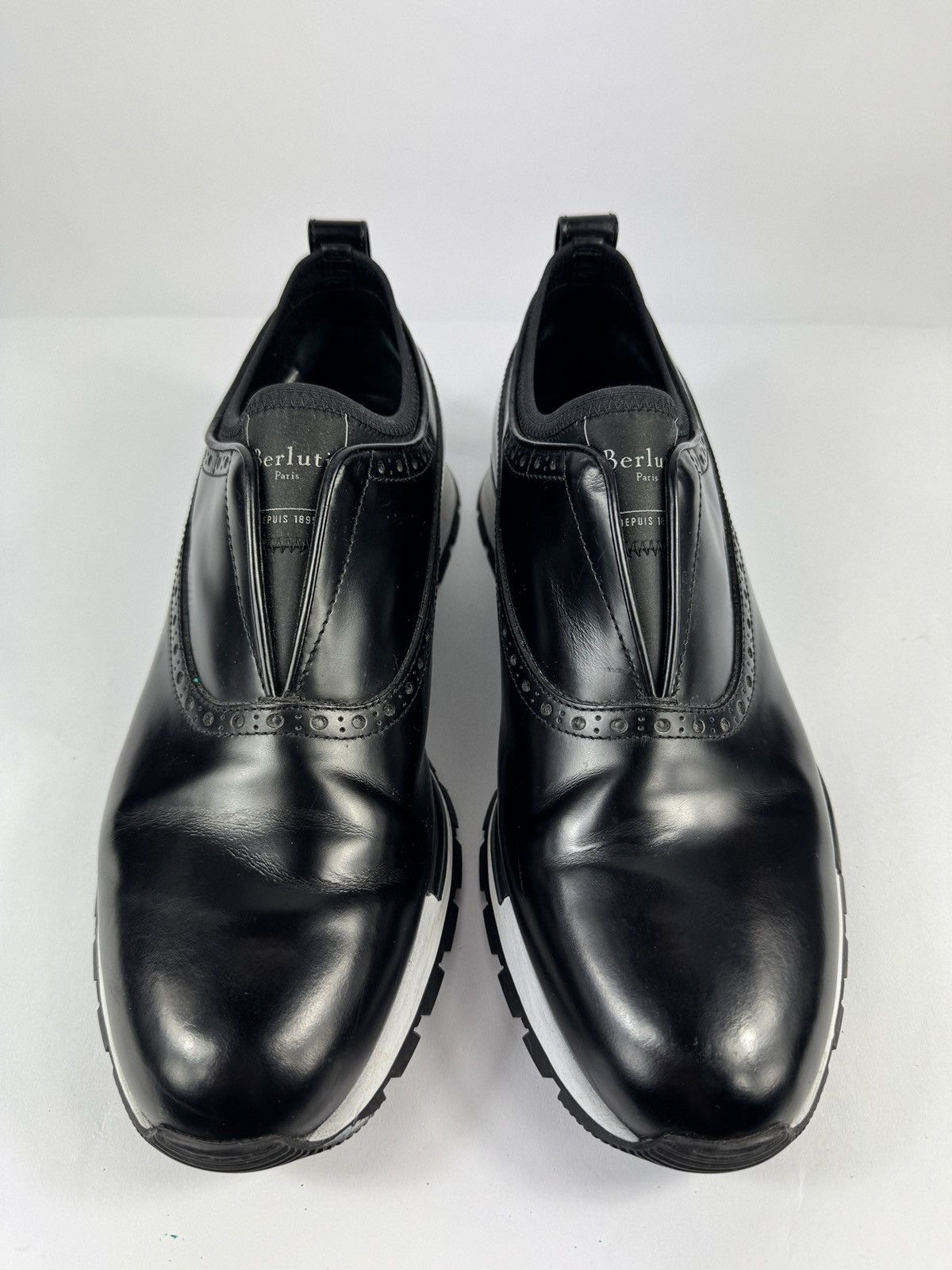 Berluti BERLUTI FAST TRACK LEATHER SNEAKERS Size US 9 / EU 42 - 2 Thumbnail