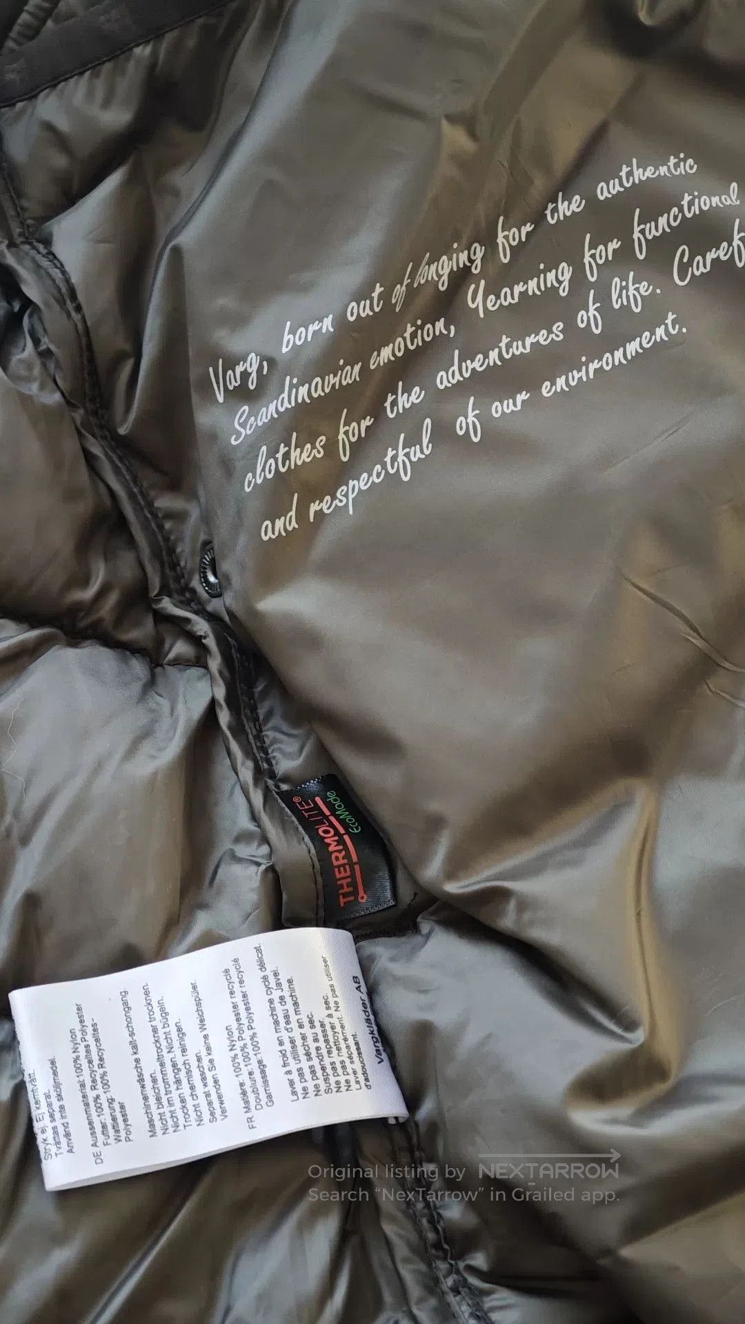 Other VARG Long Cotton Puffer Jacket. Size US M / EU 48-50 / 2 - 4 Thumbnail