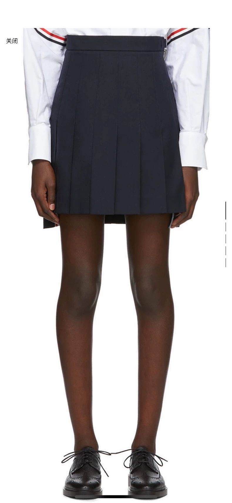 Thom Browne Thom Browne High waist pleated mini skirt Size 27" / US 4 / IT 40 - 9 Thumbnail
