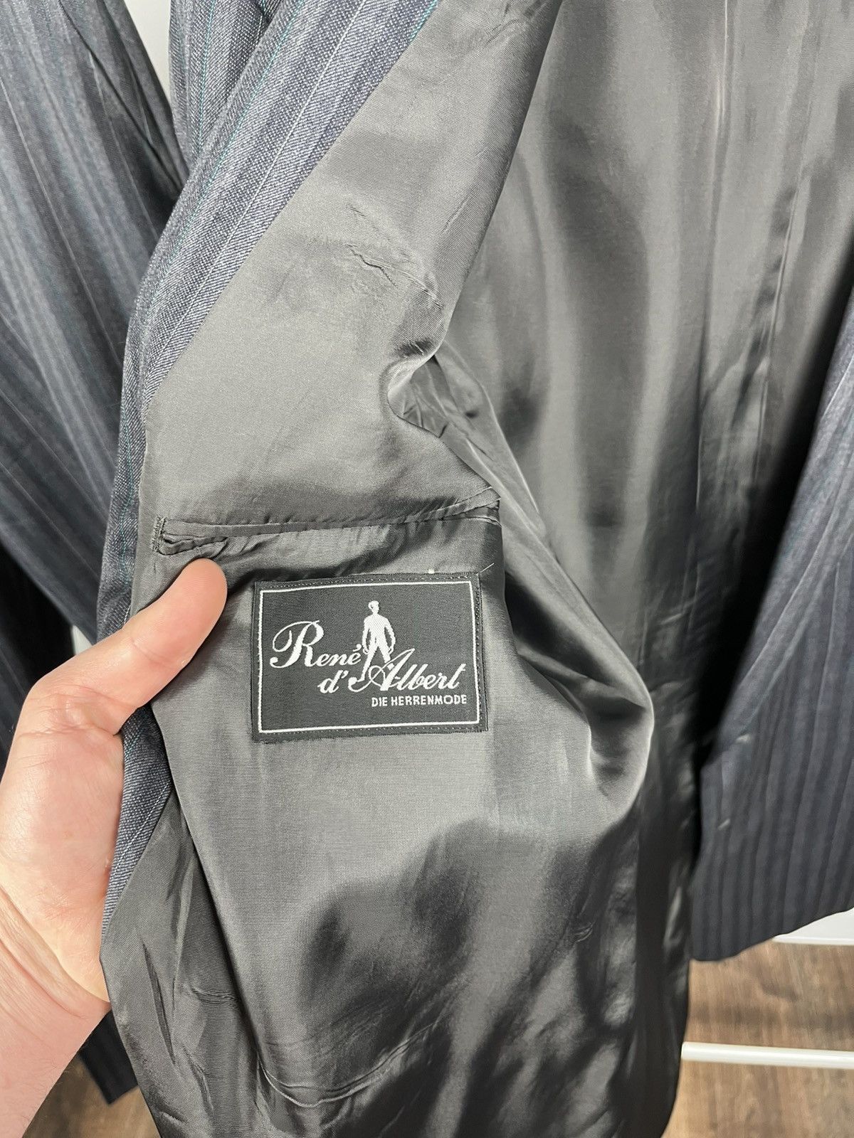 Other Vintage Kaiser Schirmer Wool Suit Blazer Pants West Germany Size 44R - 6 Thumbnail
