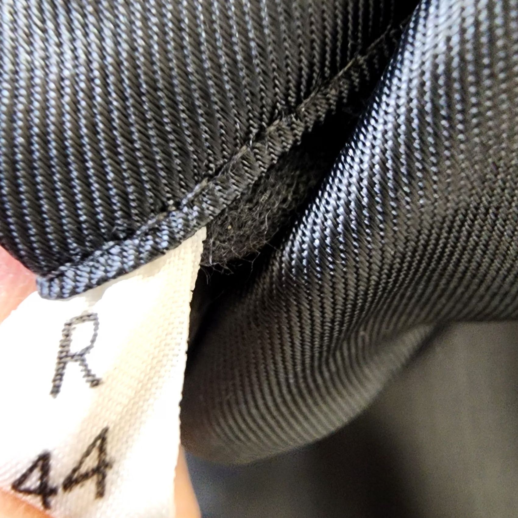 Vintage Blend Trench Coat Mens 44 Regular Dark Charcoal Cashmere Wool Blend Silver Cloud Jacket in Brown, Men's — image 4 of 6
