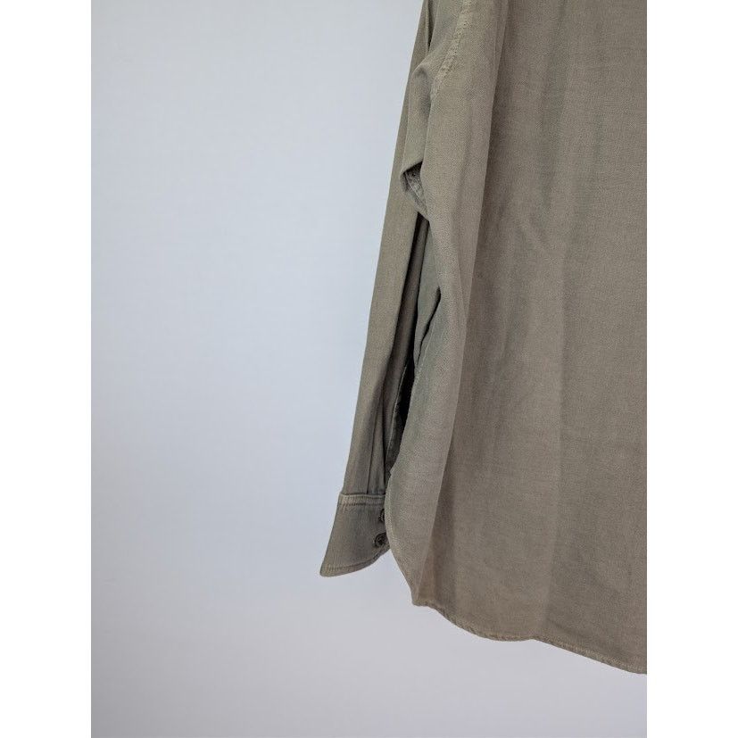 The Elder Statesman o1rshd1 Early Dawn Stonewashed Twill Button up Shirt Size US XL / EU 56 / 4 - 13 Thumbnail