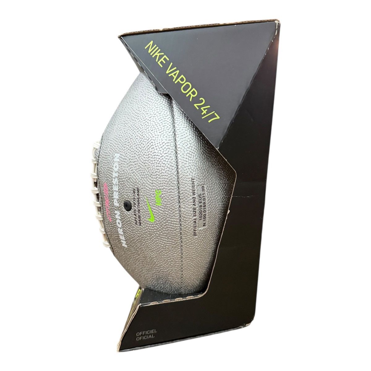 Heron Preston × Nike BRAND NEW Nike Heron Preston Vapor 24/7 Football SS19 Silver Size ONE SIZE - 4 Thumbnail