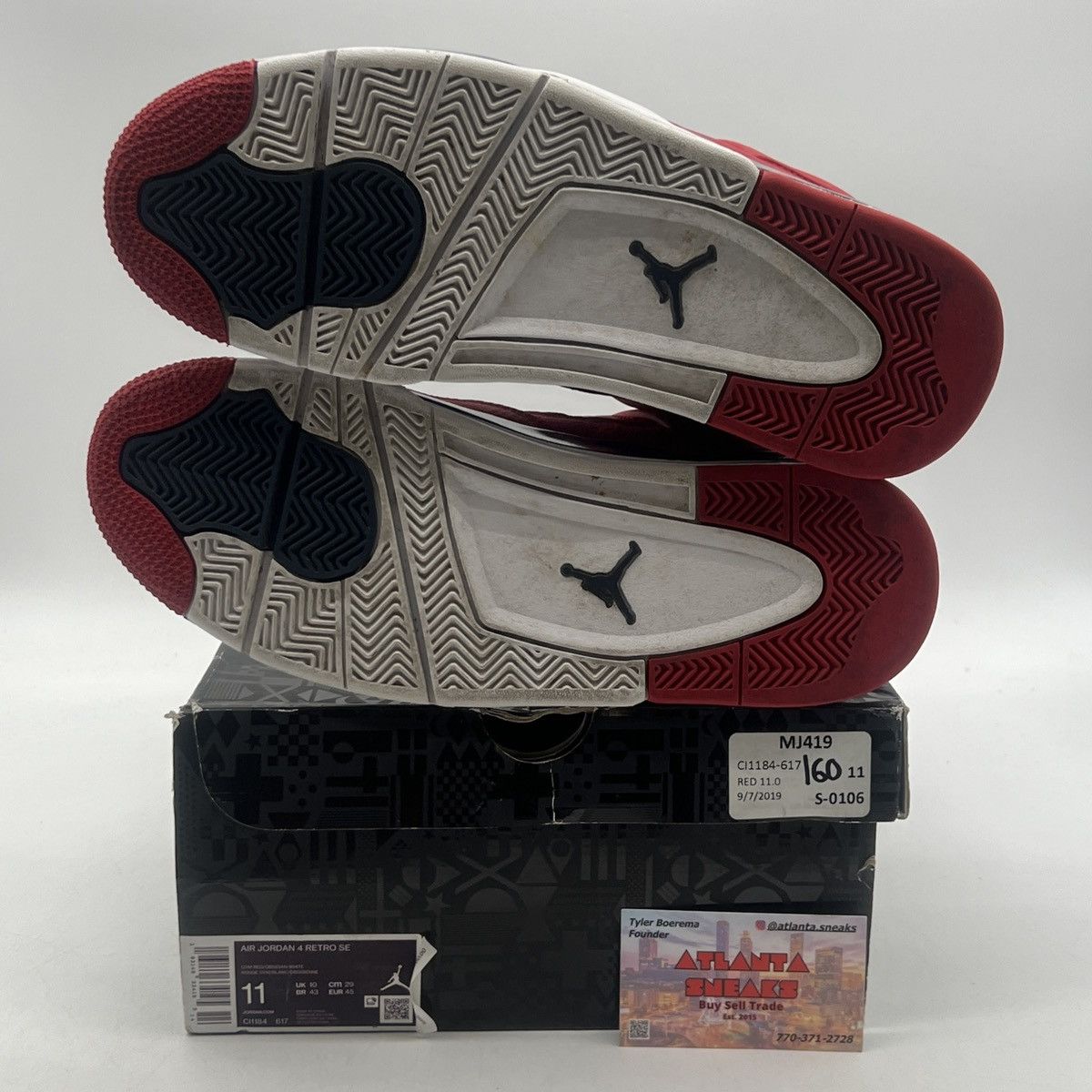 Jordan Brand Air Jordan 4 FIBA Size US 11 / EU 44 - 8 Thumbnail