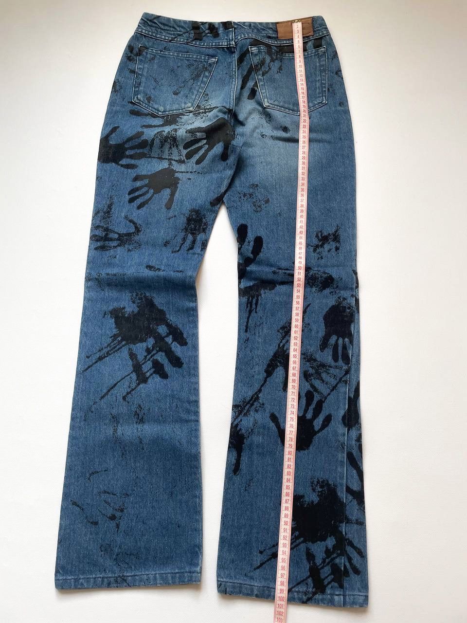 Just Cavalli Just Cavalli handprint painted print graphic denim pants Size 28" / US 6 / IT 42 - 11 Thumbnail