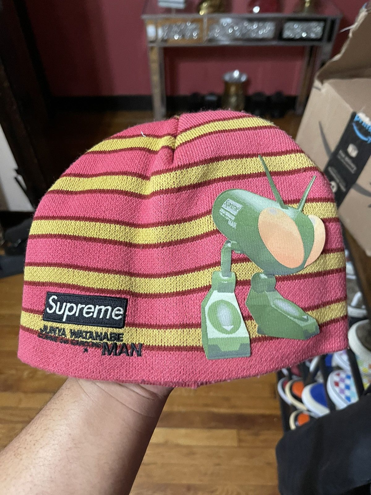 Pre-owned Supreme Junya Watanabe Comme Des Garcon Beanie In Multicolor