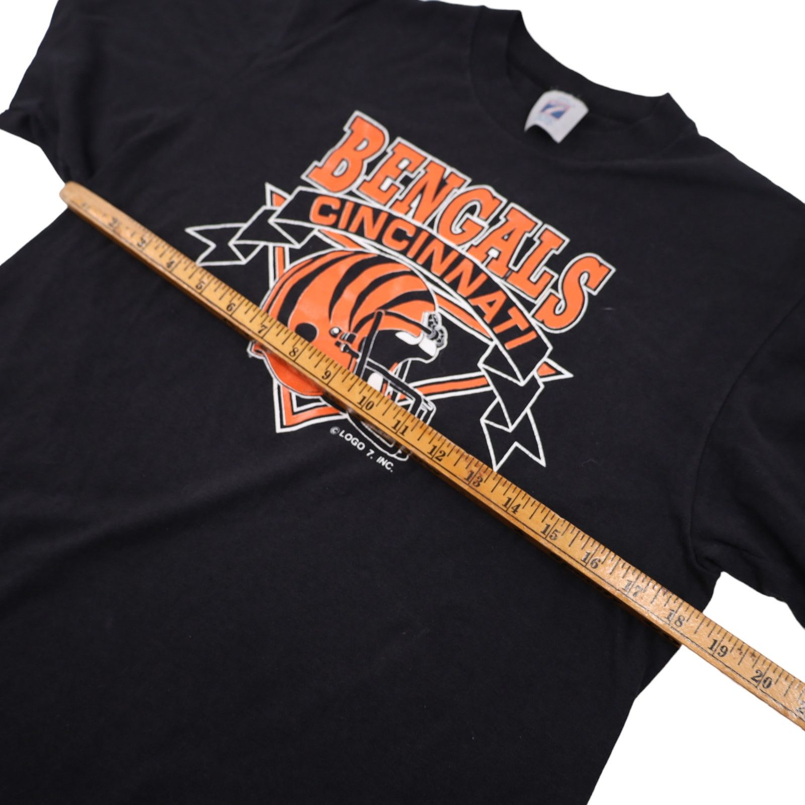 NFL × Vintage Vintage Logo 7 Cincinnati Bengals Graphic T Shirt Size US L / EU 52-54 / 3 - 7 Thumbnail
