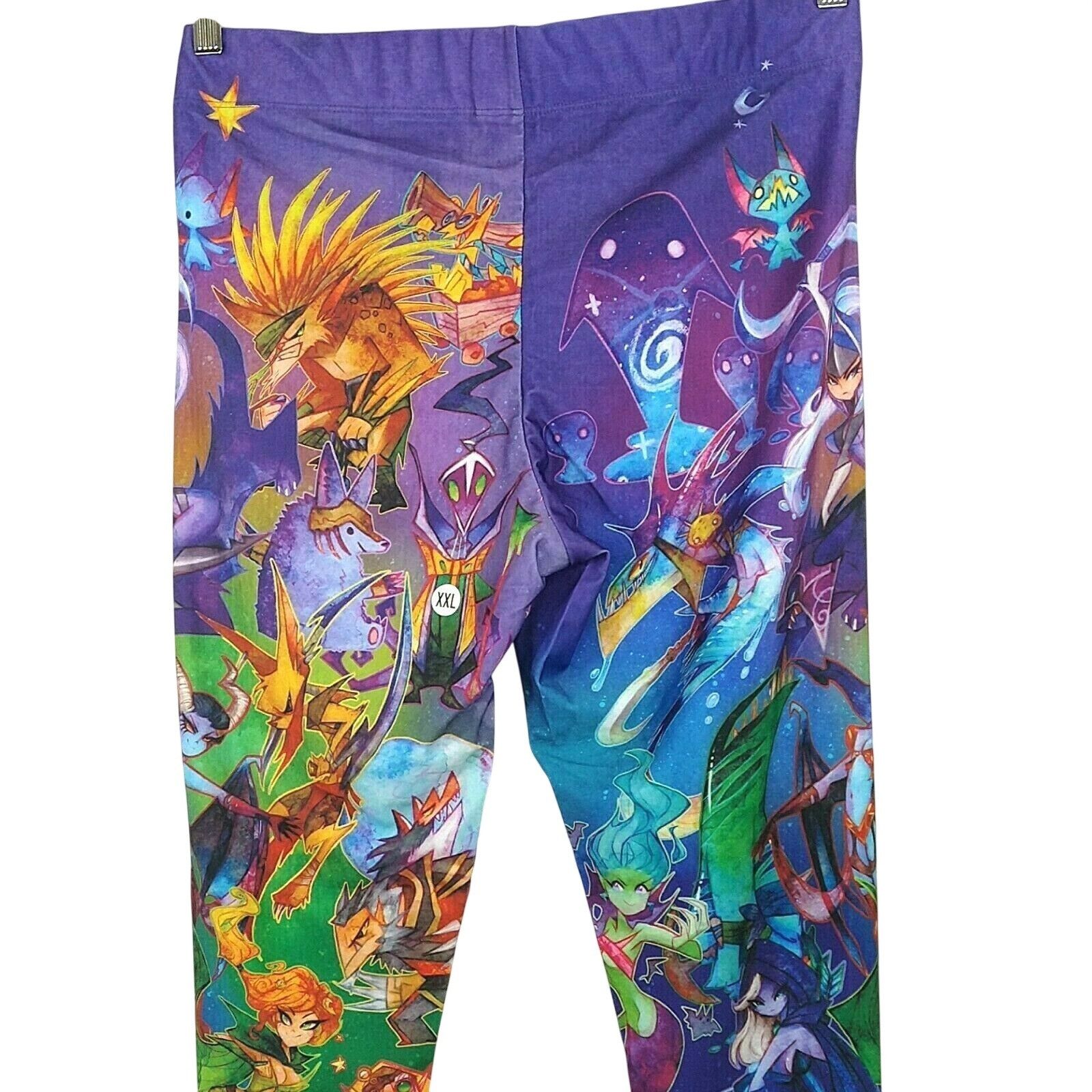 Other WeLoveFine Dota 2 Watercolor Hero Leggings Women Size 2XL Size 31" - 5 Thumbnail