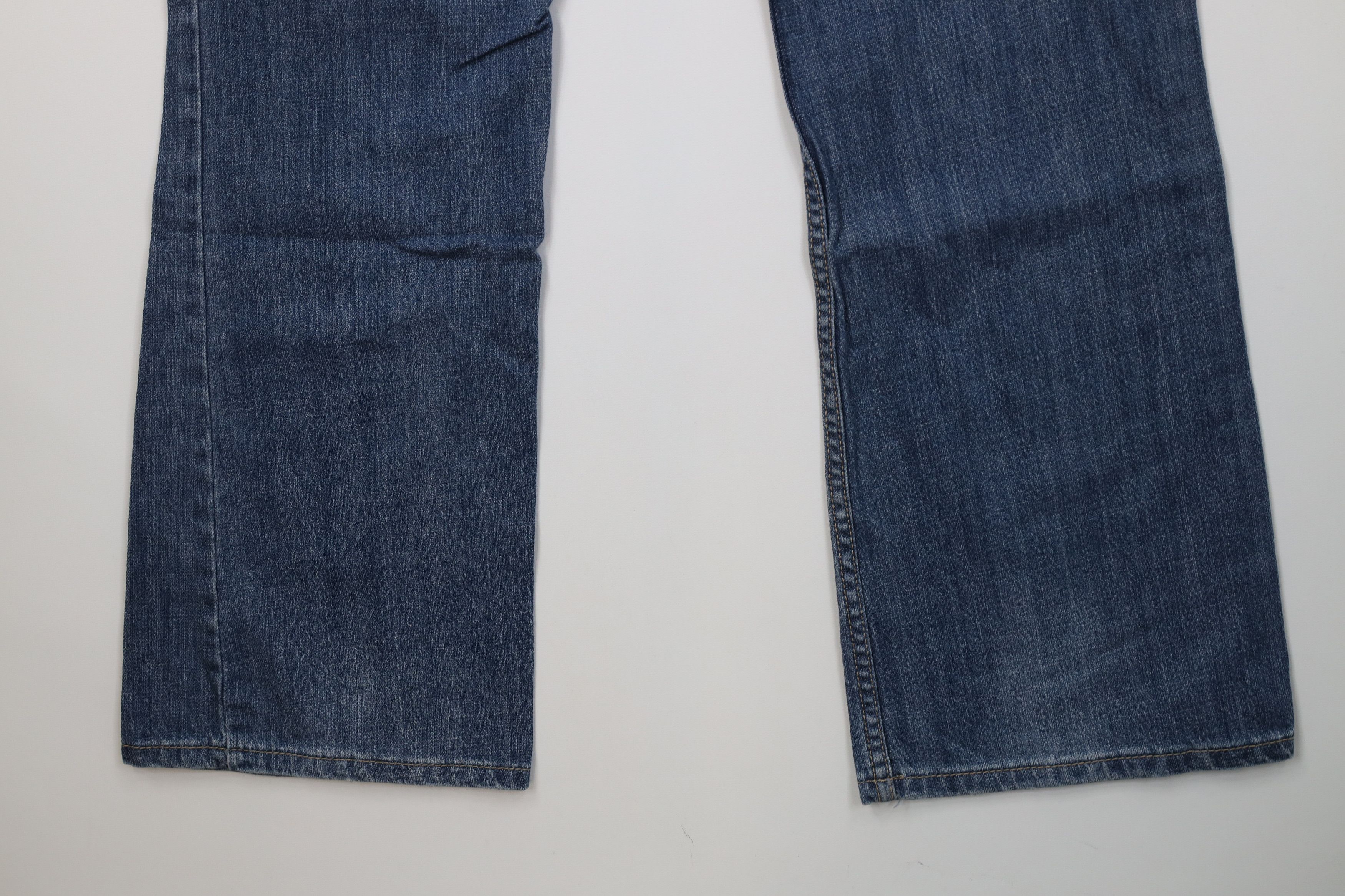 Harley Davidson Vintage Y2K Harley Davidson Flared Wide Leg Jeans Blue Size 32" / US 10 / IT 46 - 12 Thumbnail