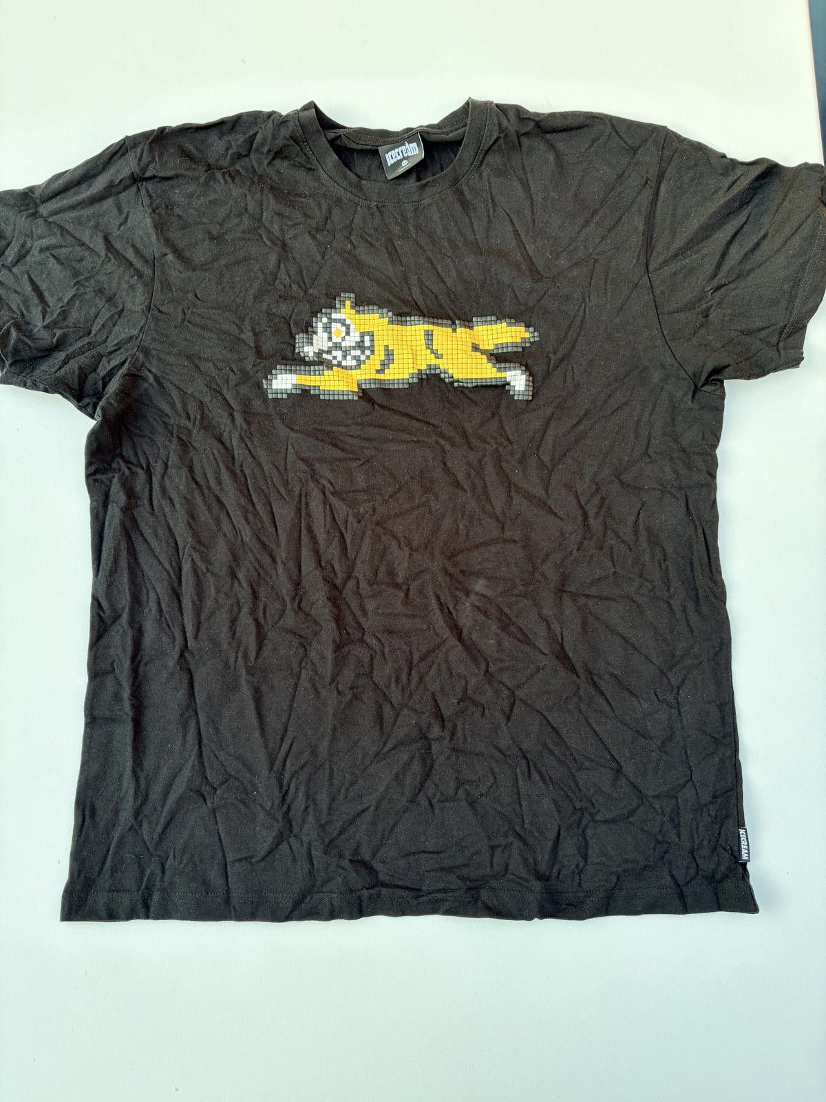 Icecream Ice Cream Running Dog Pixel Graphic Tee ( Size 2XL) Size US XXL / EU 58 / 5 - 1 Thumbnail