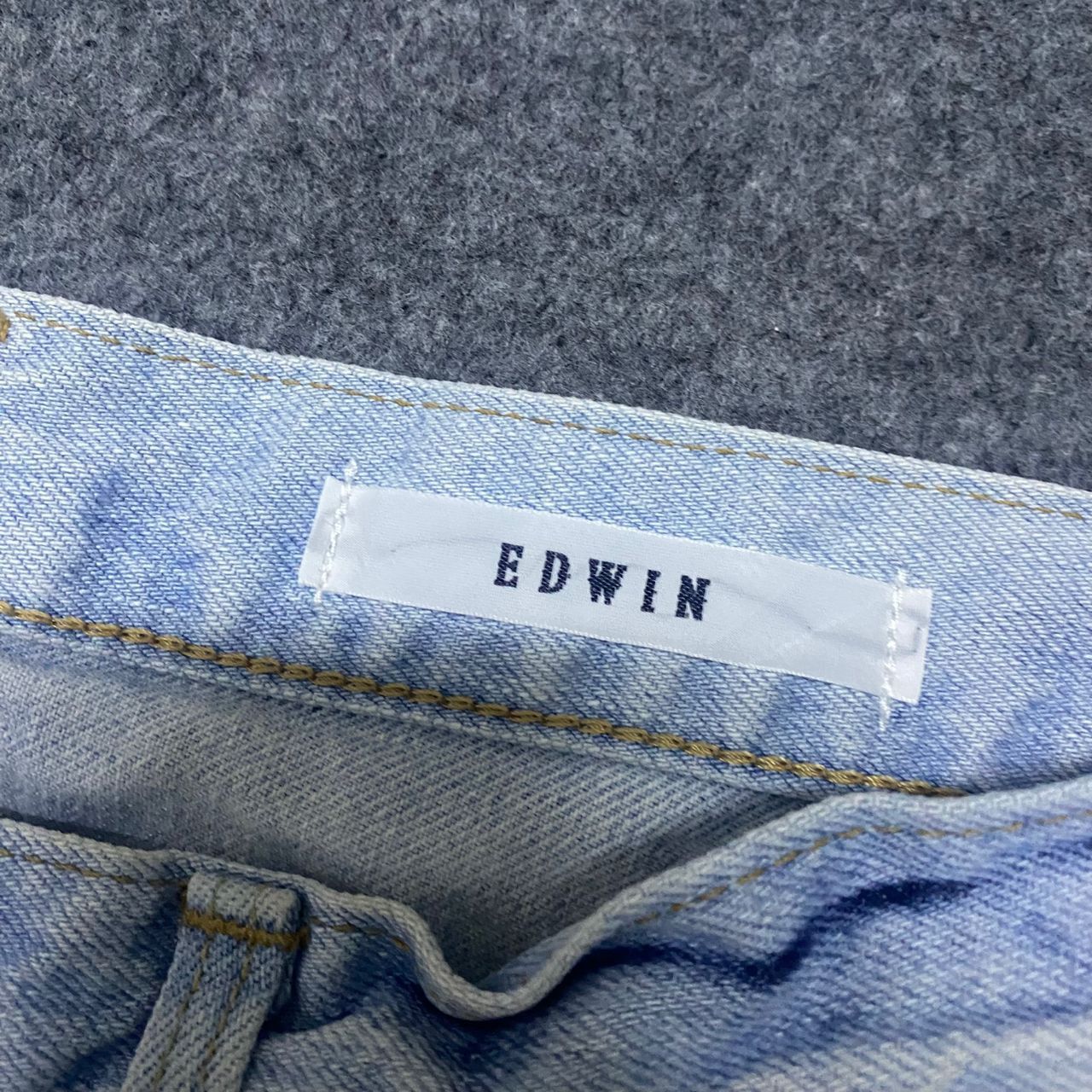 If Six Was Nine 💥Best Offer💥Edwin 503 TP Patchwork Distressed Denim Size US 31 - 16 Thumbnail